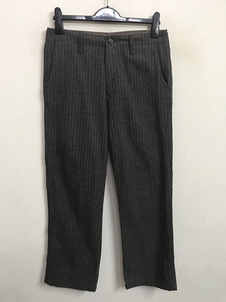 Johnbull Vintage JOHNBULL Salt & Pepper Striped Trouser Pant Size US 32 / EU 48 - 4 Thumbnail