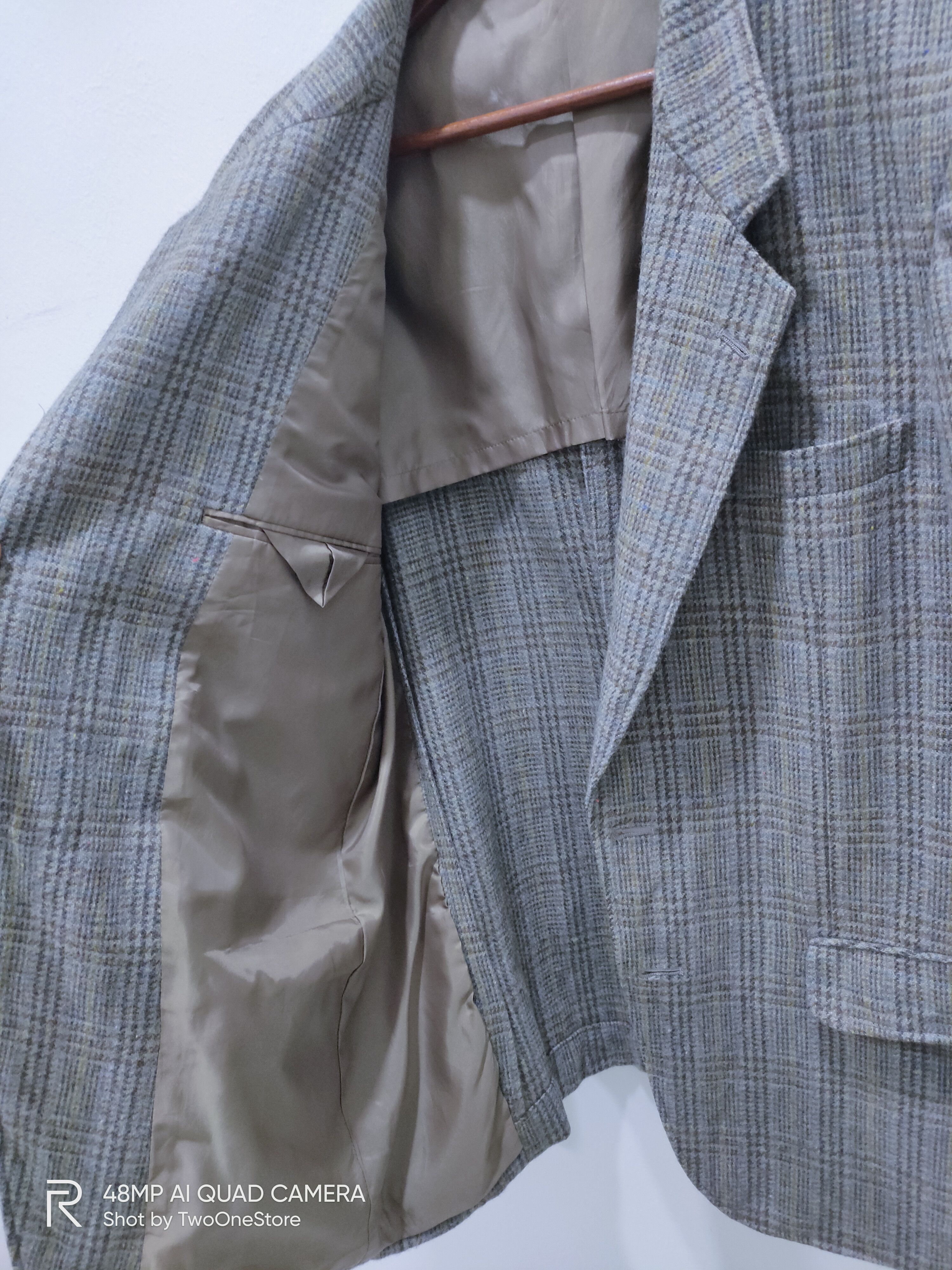 Other CAPPUCINO Glenn Plaid Check Button Down Suits Blazer Jacket Size 40L - 4 Thumbnail