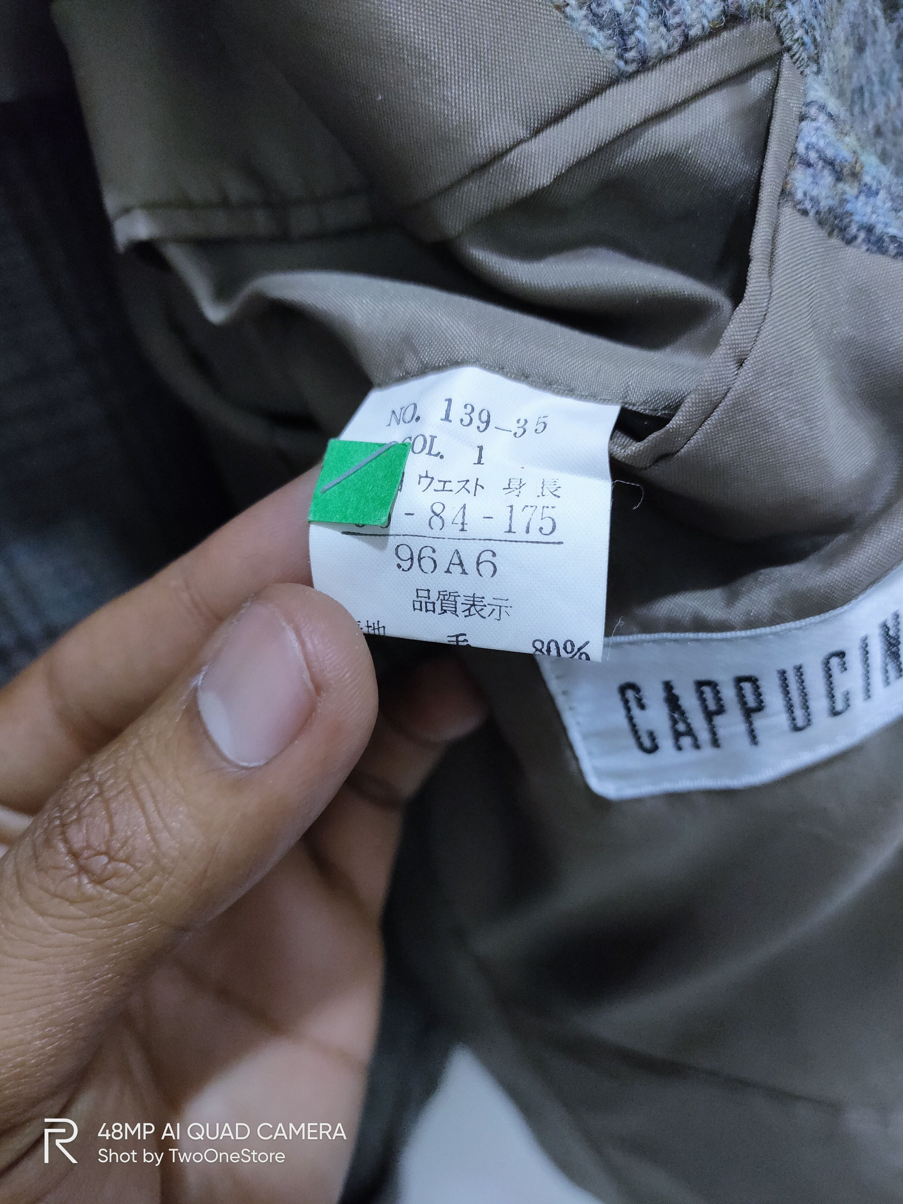 Other CAPPUCINO Glenn Plaid Check Button Down Suits Blazer Jacket Size 40L - 7 Thumbnail