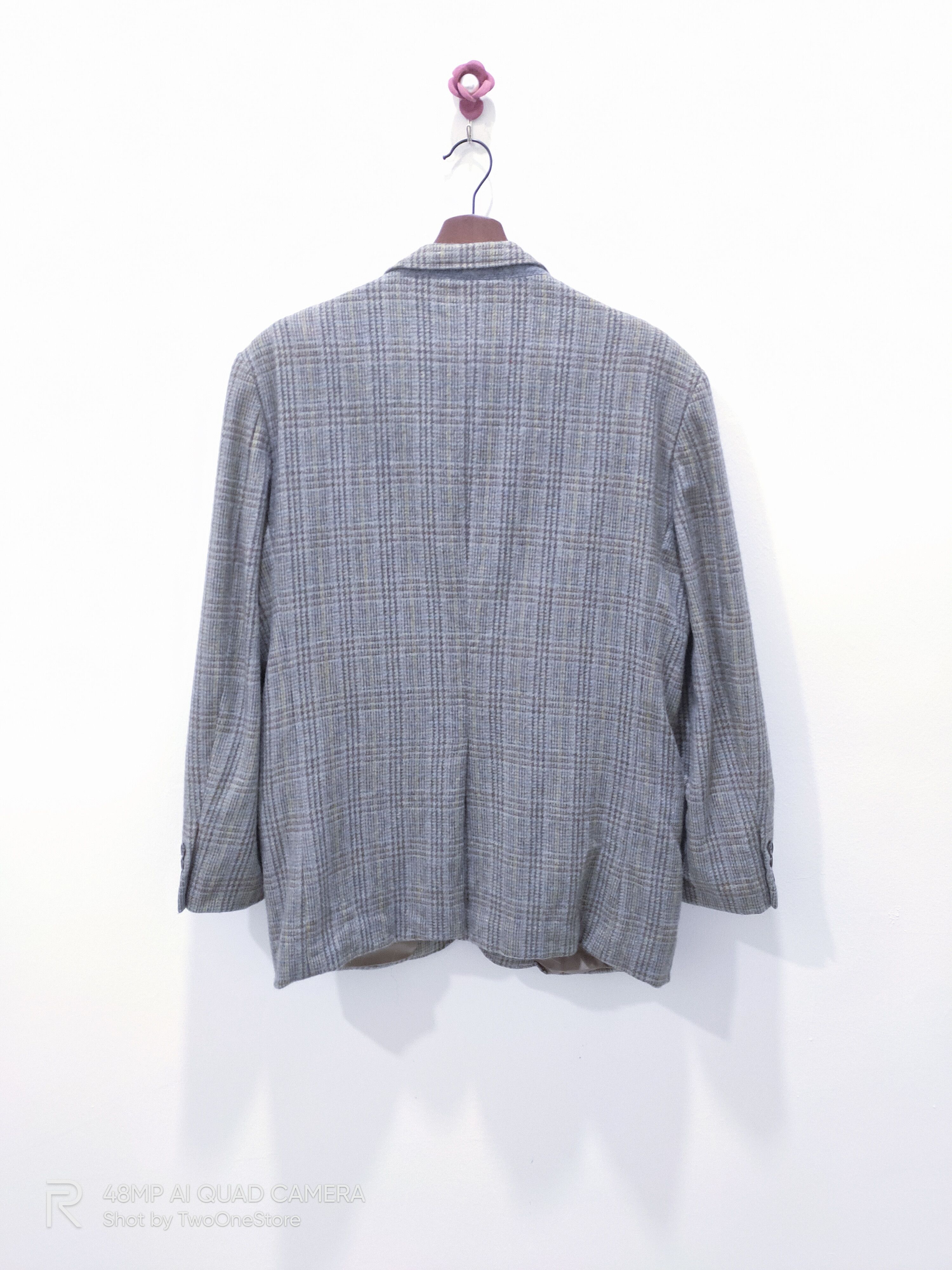Other CAPPUCINO Glenn Plaid Check Button Down Suits Blazer Jacket Size 40L - 2 Thumbnail
