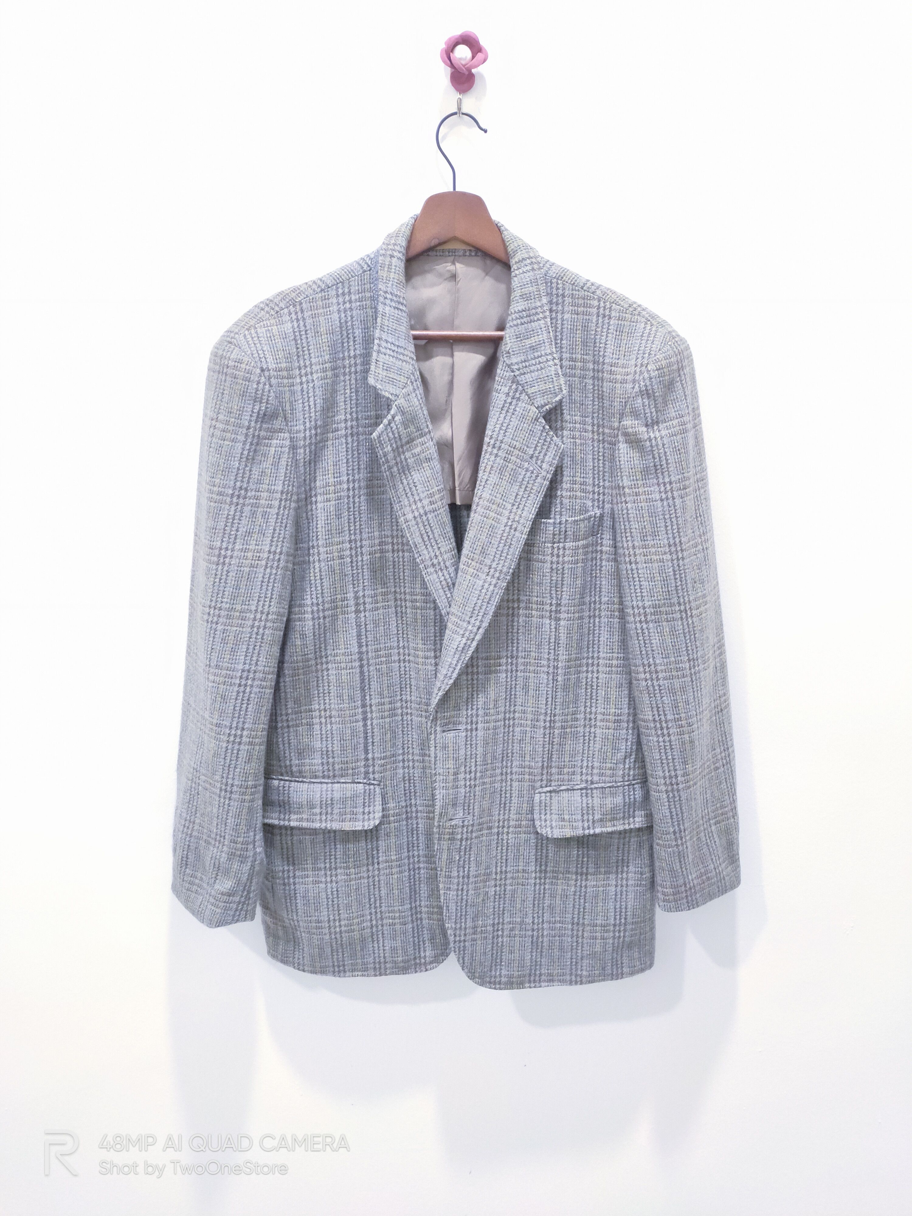 Other CAPPUCINO Glenn Plaid Check Button Down Suits Blazer Jacket Size 40L - 1 Thumbnail