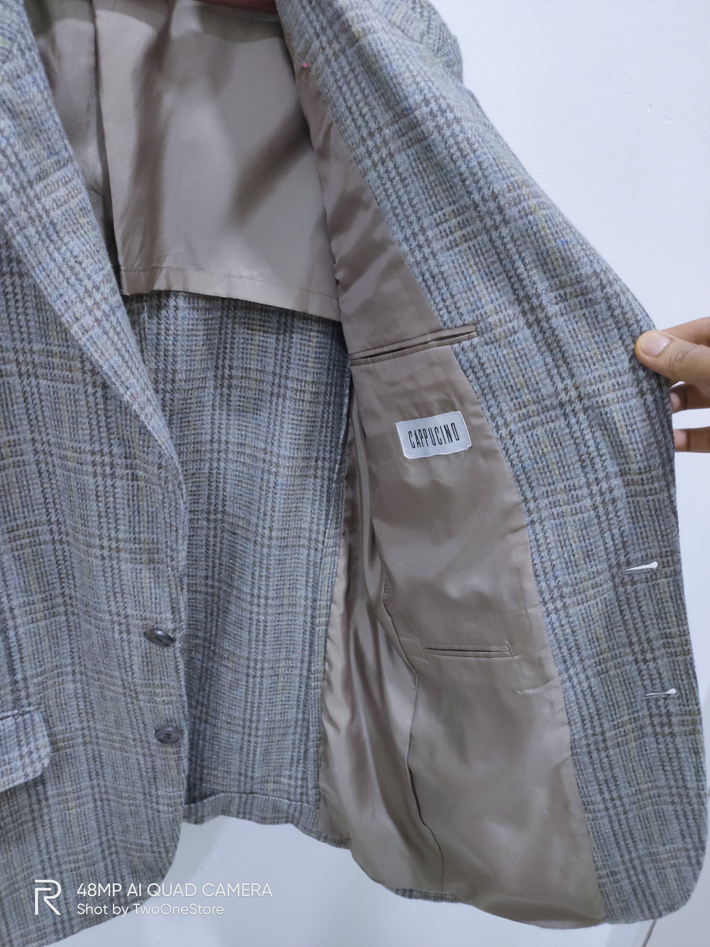 Other CAPPUCINO Glenn Plaid Check Button Down Suits Blazer Jacket Size 40L - 5 Thumbnail