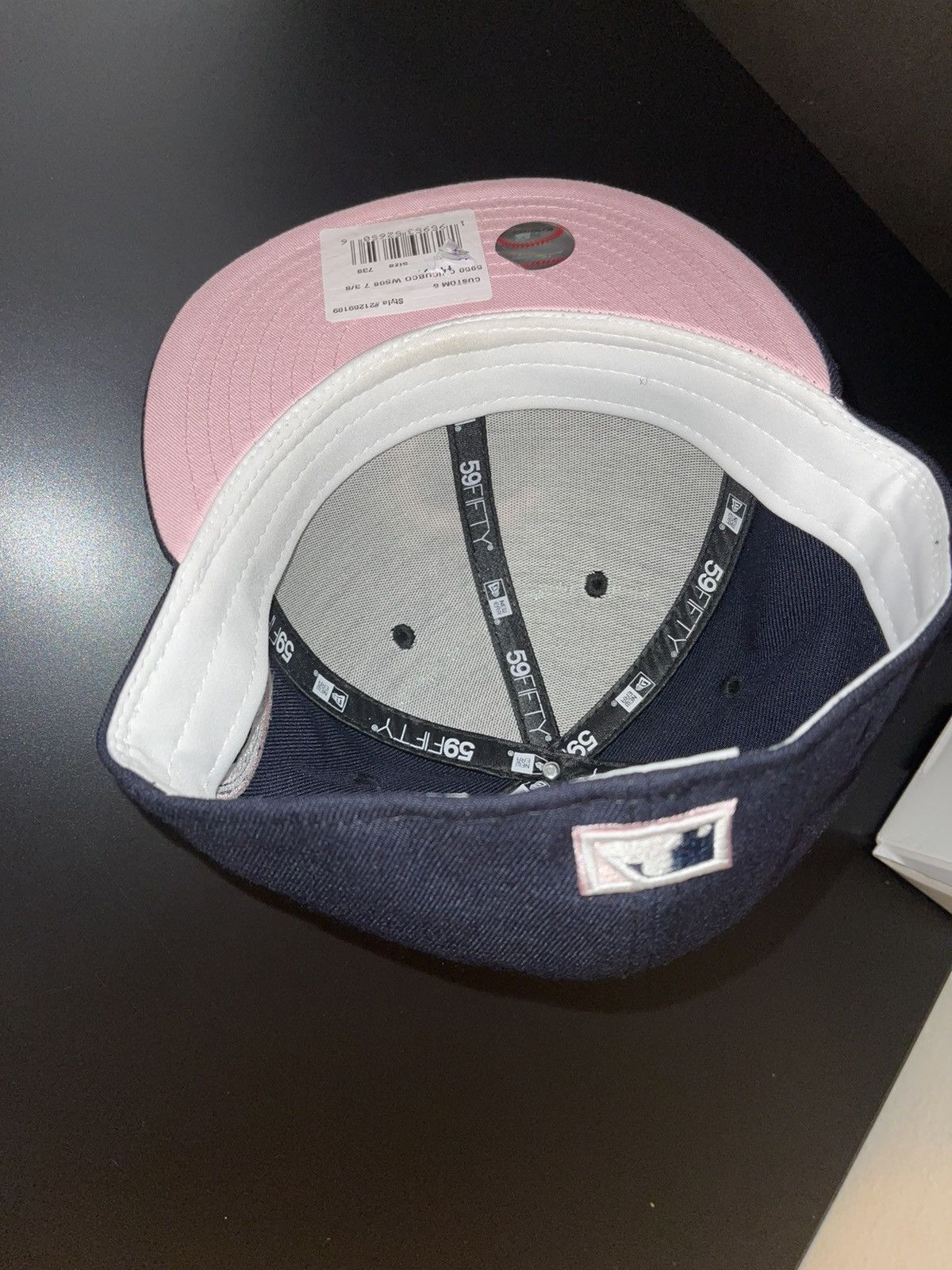 New Era Chicago Cubs Throwback Logo Fitted Hat Size ONE SIZE - 7 Thumbnail