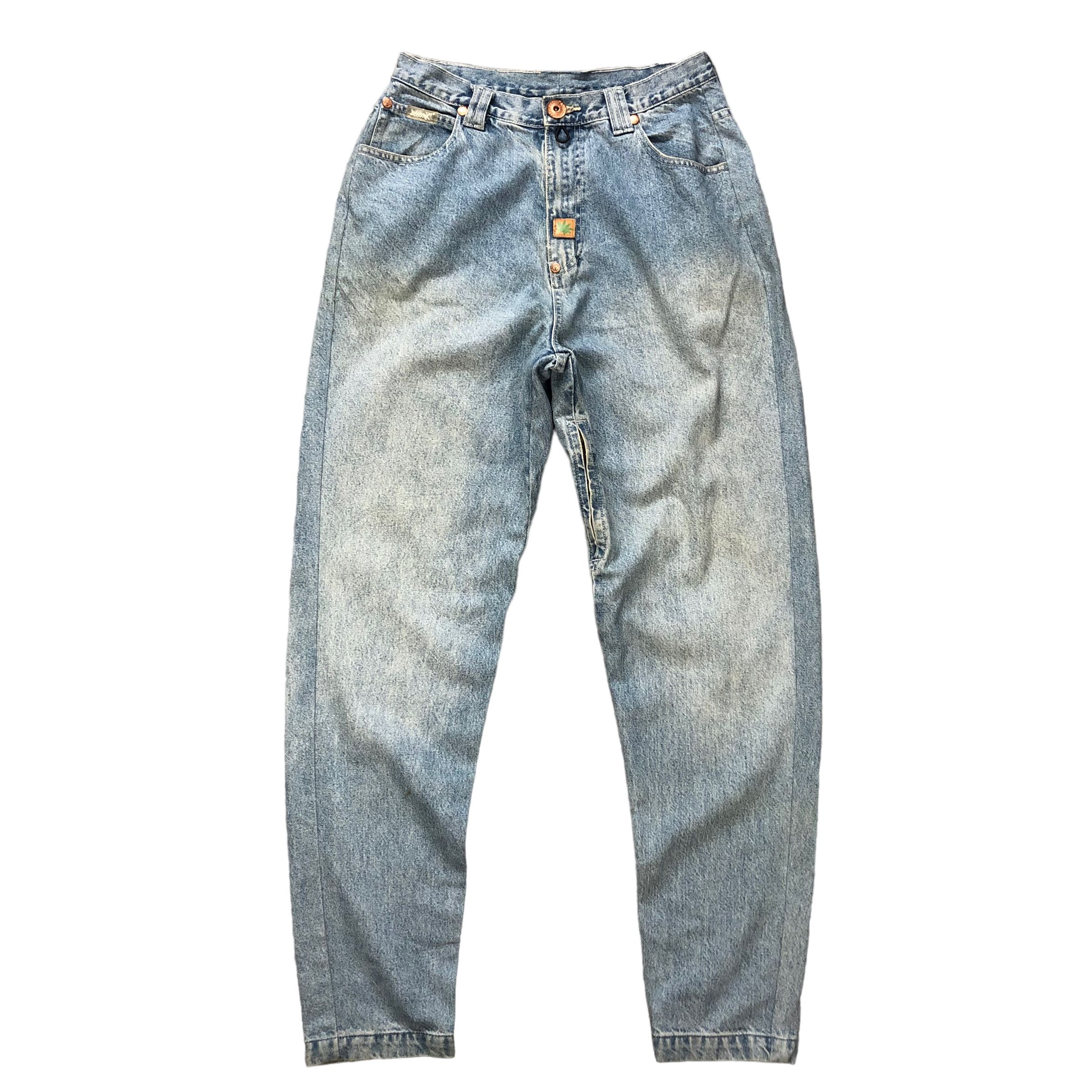 Japanese Brand ASSASSYN JEANZ THA RIDAZ GEAR MARIJUANA LOGO DENIM #6136-220 Size US 31 - 1 Thumbnail