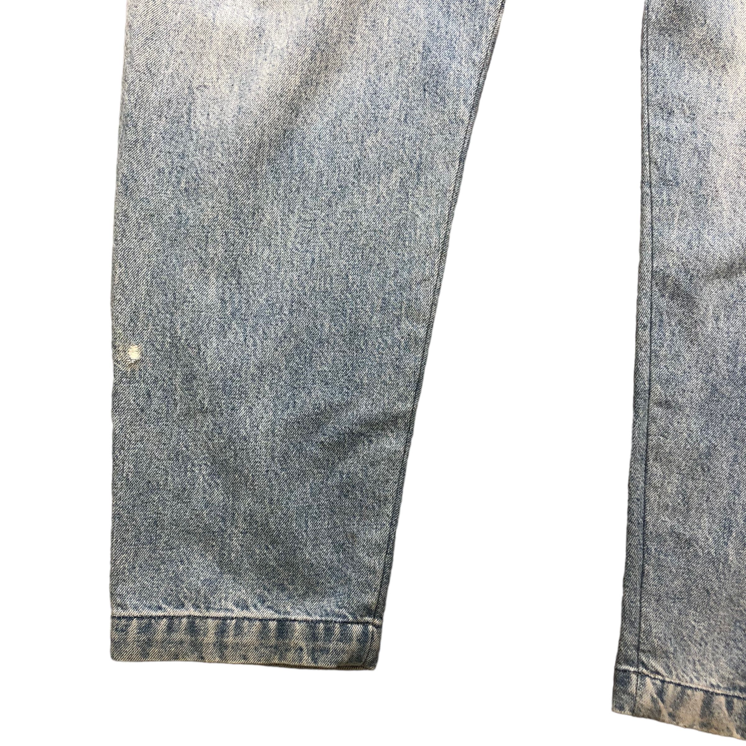 Japanese Brand ASSASSYN JEANZ THA RIDAZ GEAR MARIJUANA LOGO DENIM #6136-220 Size US 31 - 20 Thumbnail