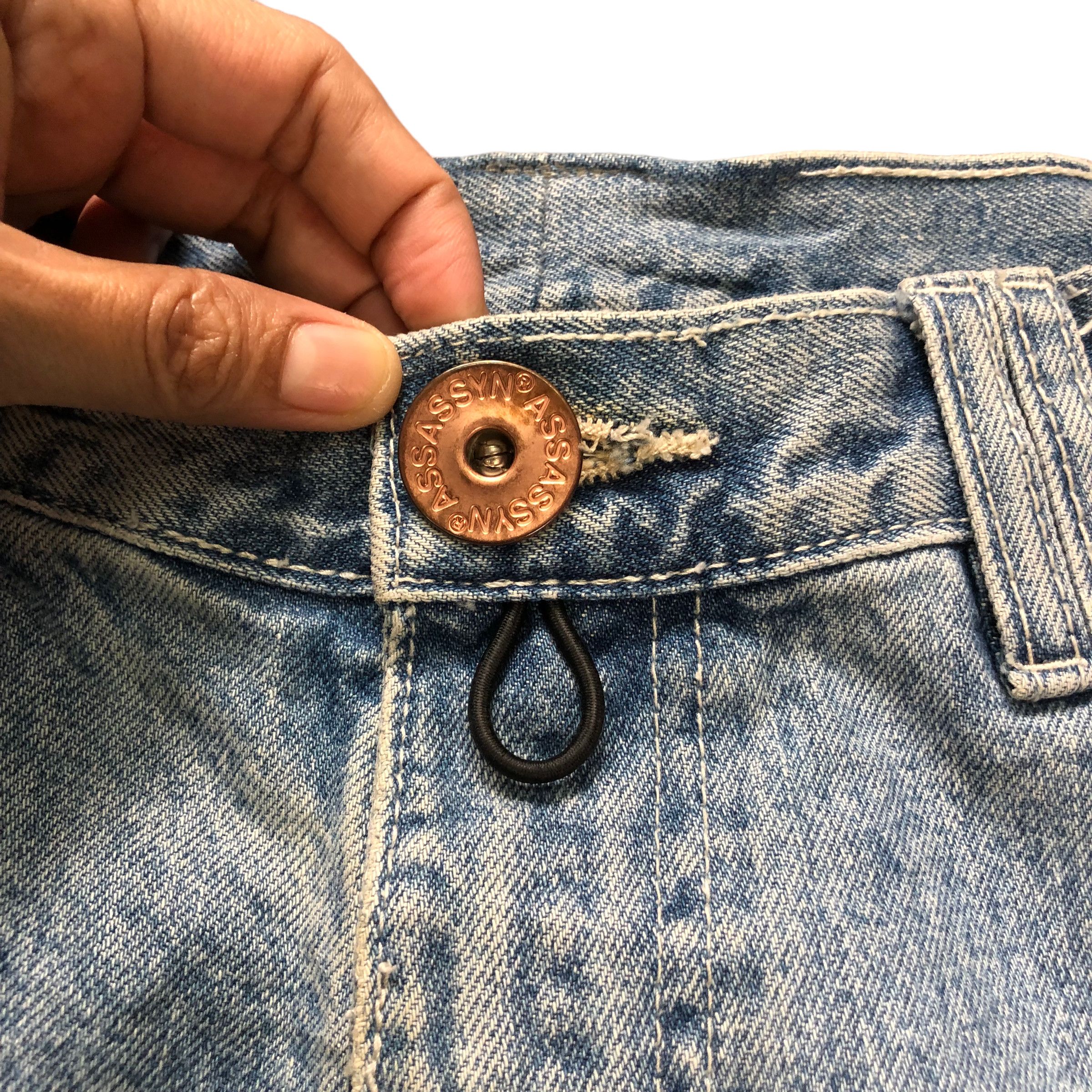 Japanese Brand ASSASSYN JEANZ THA RIDAZ GEAR MARIJUANA LOGO DENIM #6136-220 Size US 31 - 6 Thumbnail