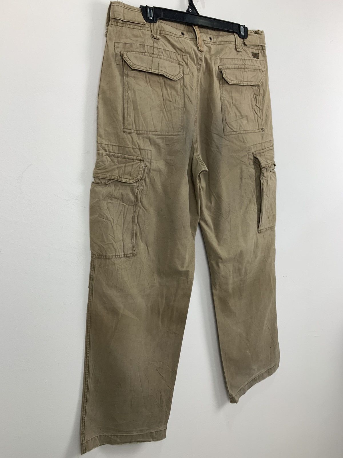 Japanese Brand × Old Navy OLD NAVY Vintag 90s Khaki Baggy 7Pocket Military Cargo Pant Size US 34 / EU 50 - 14 Thumbnail