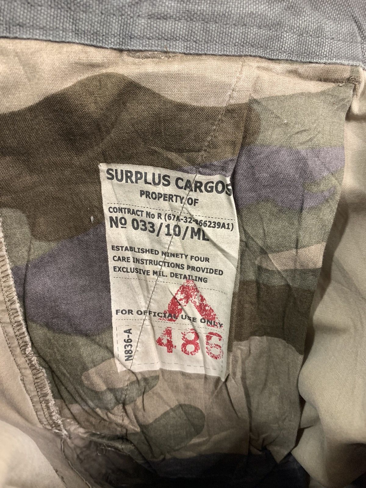 Japanese Brand × Old Navy OLD NAVY Vintag 90s Khaki Baggy 7Pocket Military Cargo Pant Size US 34 / EU 50 - 23 Thumbnail