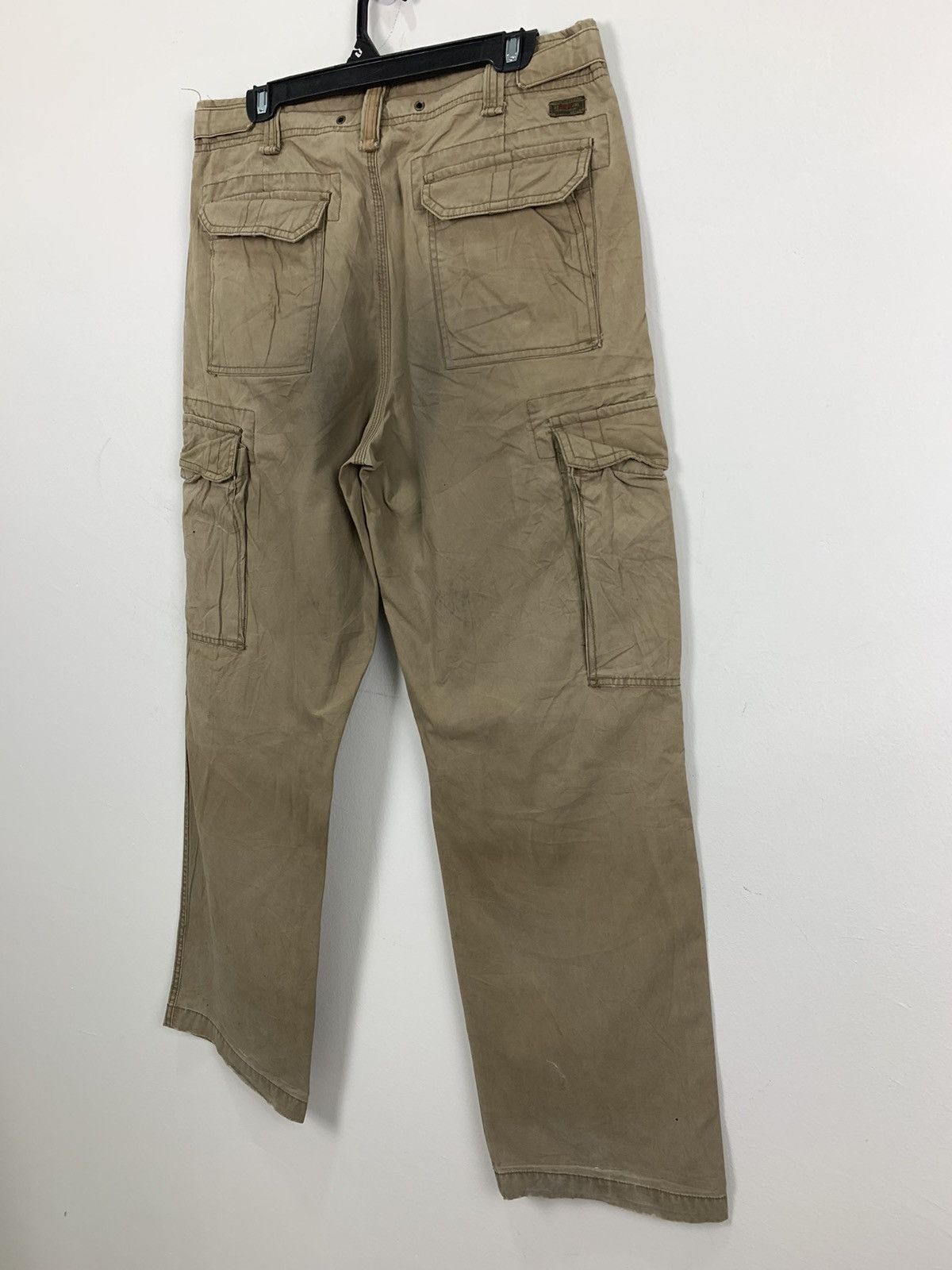 Japanese Brand × Old Navy OLD NAVY Vintag 90s Khaki Baggy 7Pocket Military Cargo Pant Size US 34 / EU 50 - 15 Thumbnail