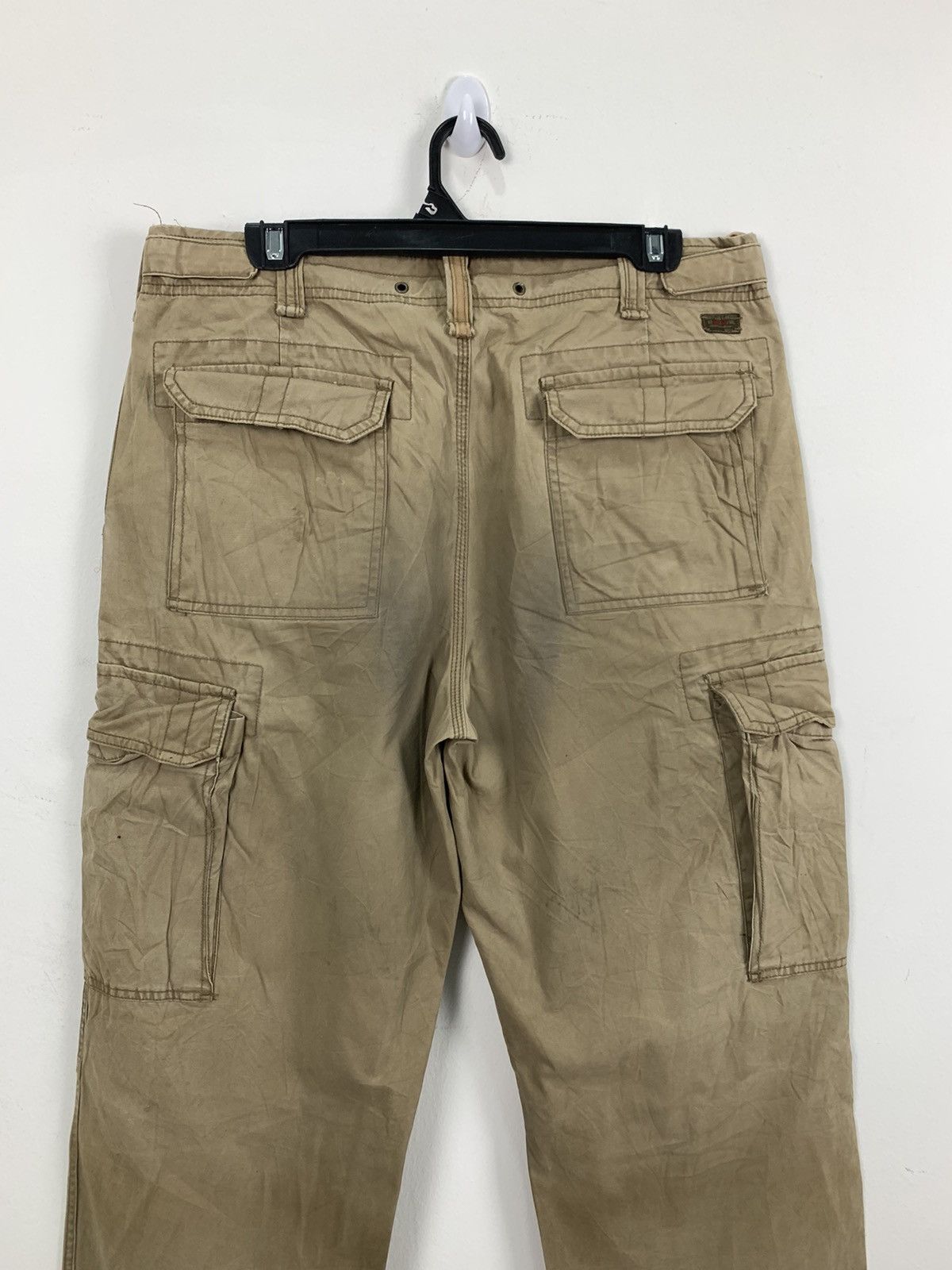 Japanese Brand × Old Navy OLD NAVY Vintag 90s Khaki Baggy 7Pocket Military Cargo Pant Size US 34 / EU 50 - 12 Thumbnail