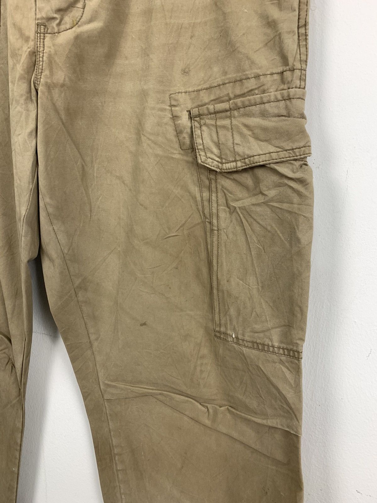 Japanese Brand × Old Navy OLD NAVY Vintag 90s Khaki Baggy 7Pocket Military Cargo Pant Size US 34 / EU 50 - 11 Thumbnail