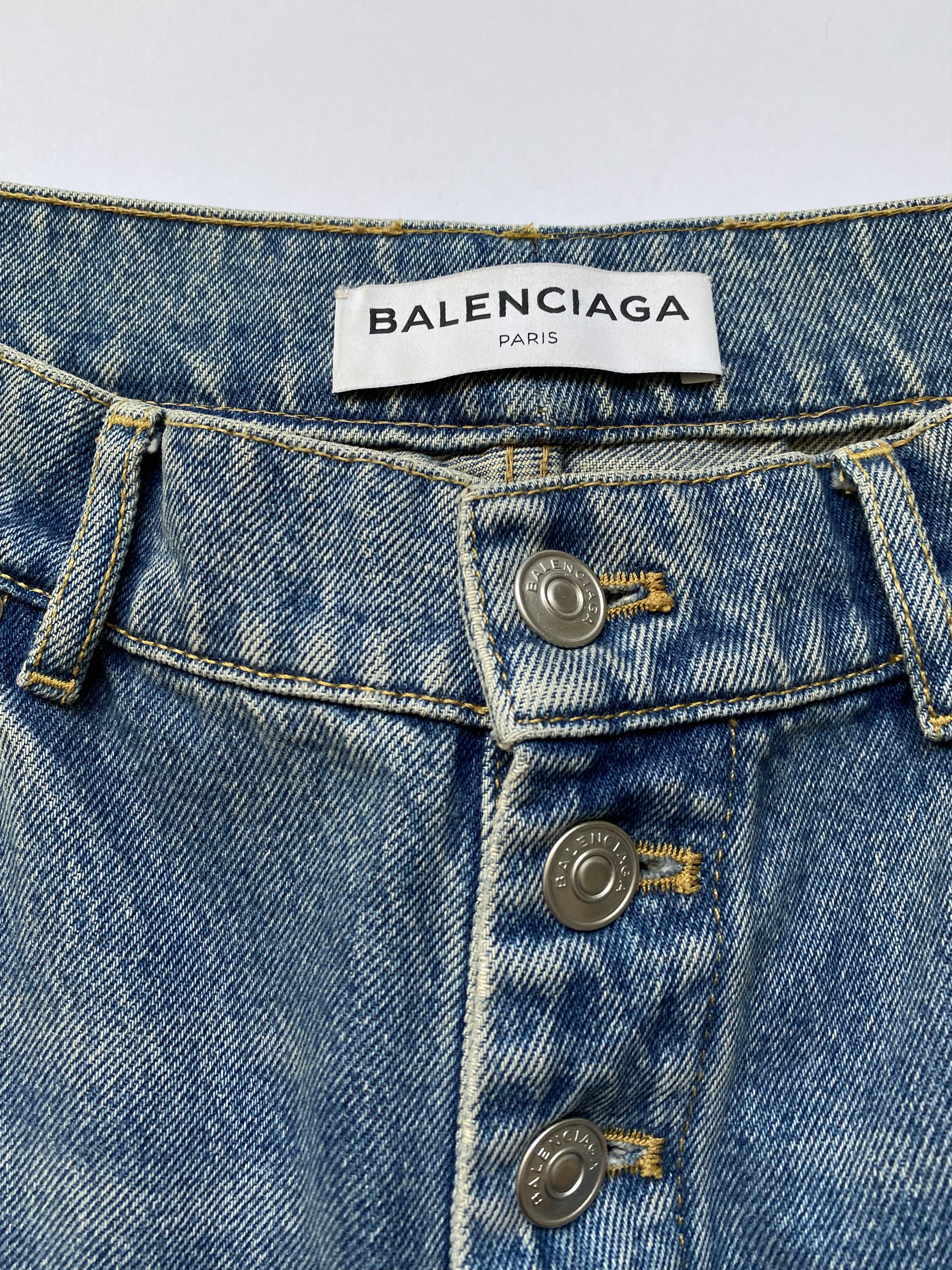 Balenciaga ⚡️QUICK SALE⚡️SAMPLE Balenciaga by Demna Blue Jeans Denim Size 29" - 3 Thumbnail
