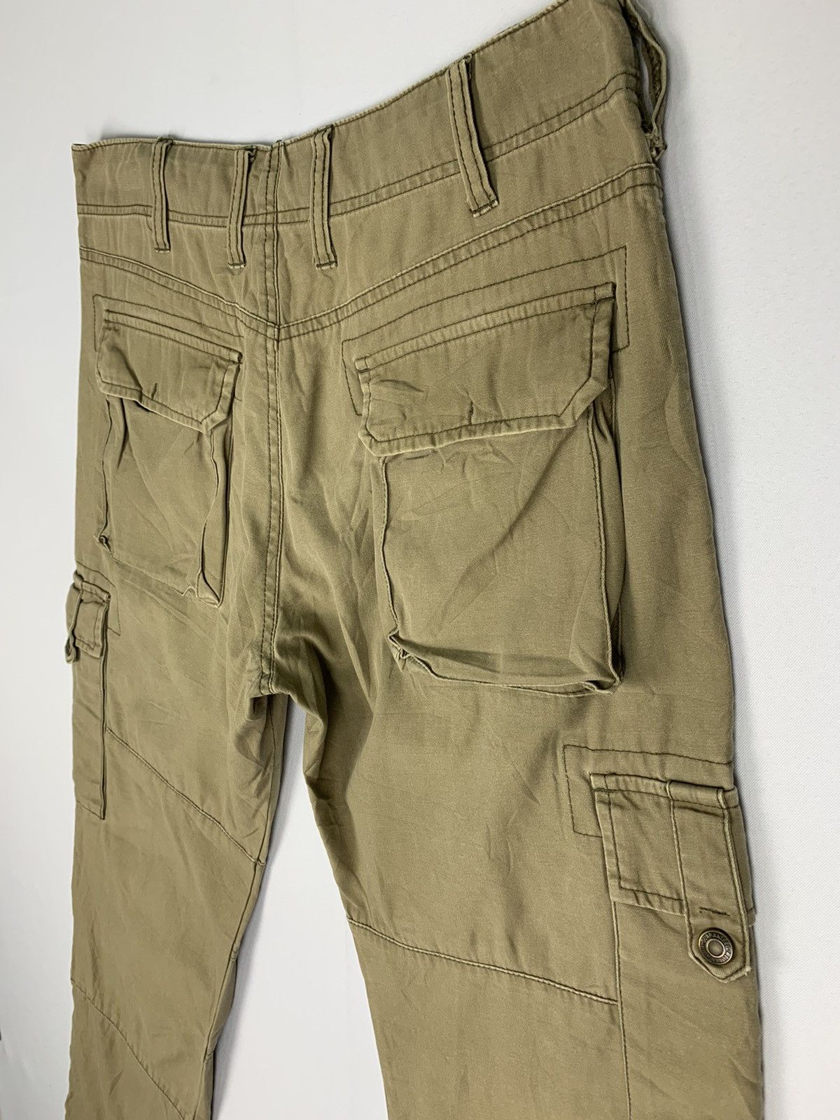 Seditionaries VILLAND Carpenter Baggy Multipocket Double Knee Cargo Pants Size US 33 - 13 Thumbnail