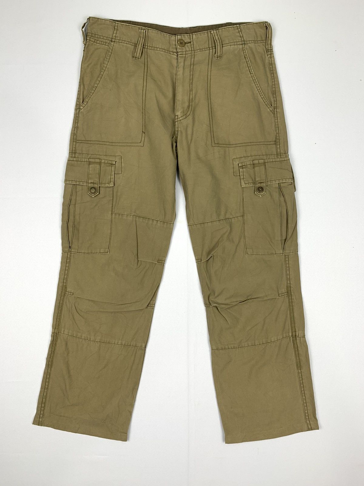 Seditionaries VILLAND Carpenter Baggy Multipocket Double Knee Cargo Pants Size US 33 - 3 Thumbnail