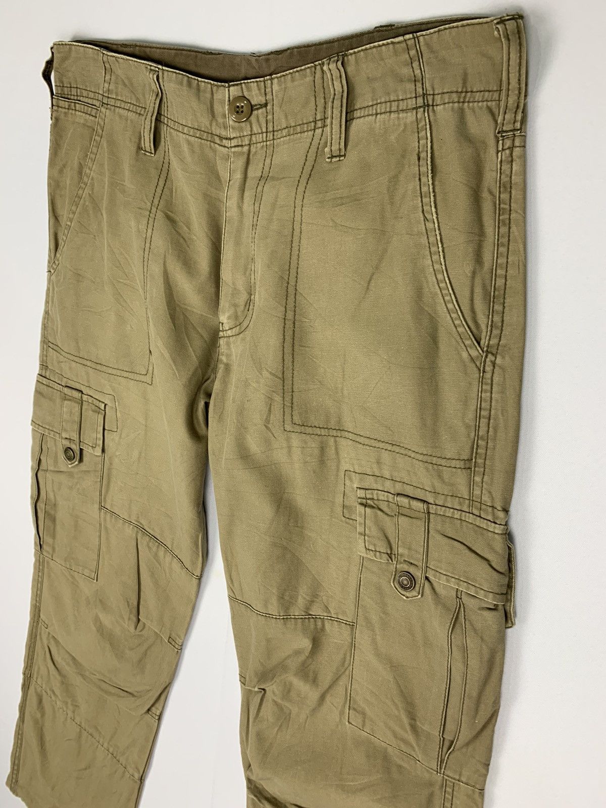 Seditionaries VILLAND Carpenter Baggy Multipocket Double Knee Cargo Pants Size US 33 - 9 Thumbnail