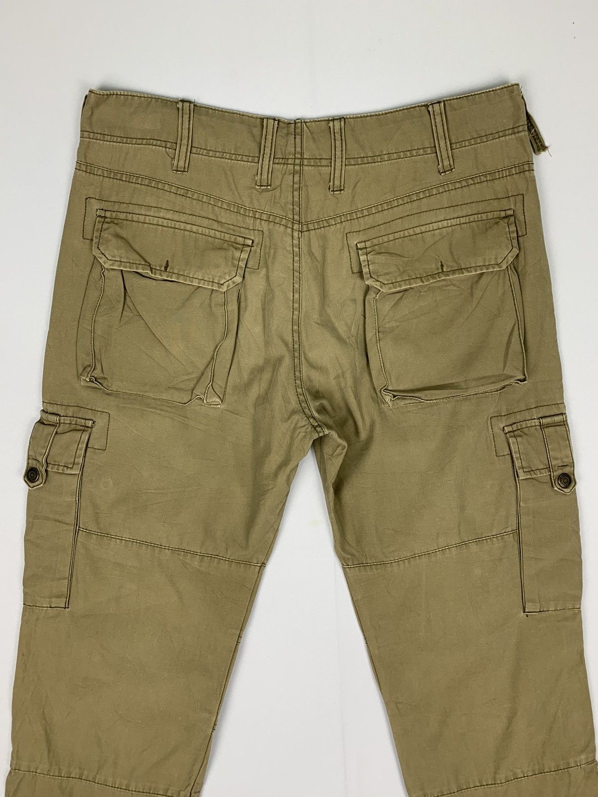 Seditionaries VILLAND Carpenter Baggy Multipocket Double Knee Cargo Pants Size US 33 - 10 Thumbnail