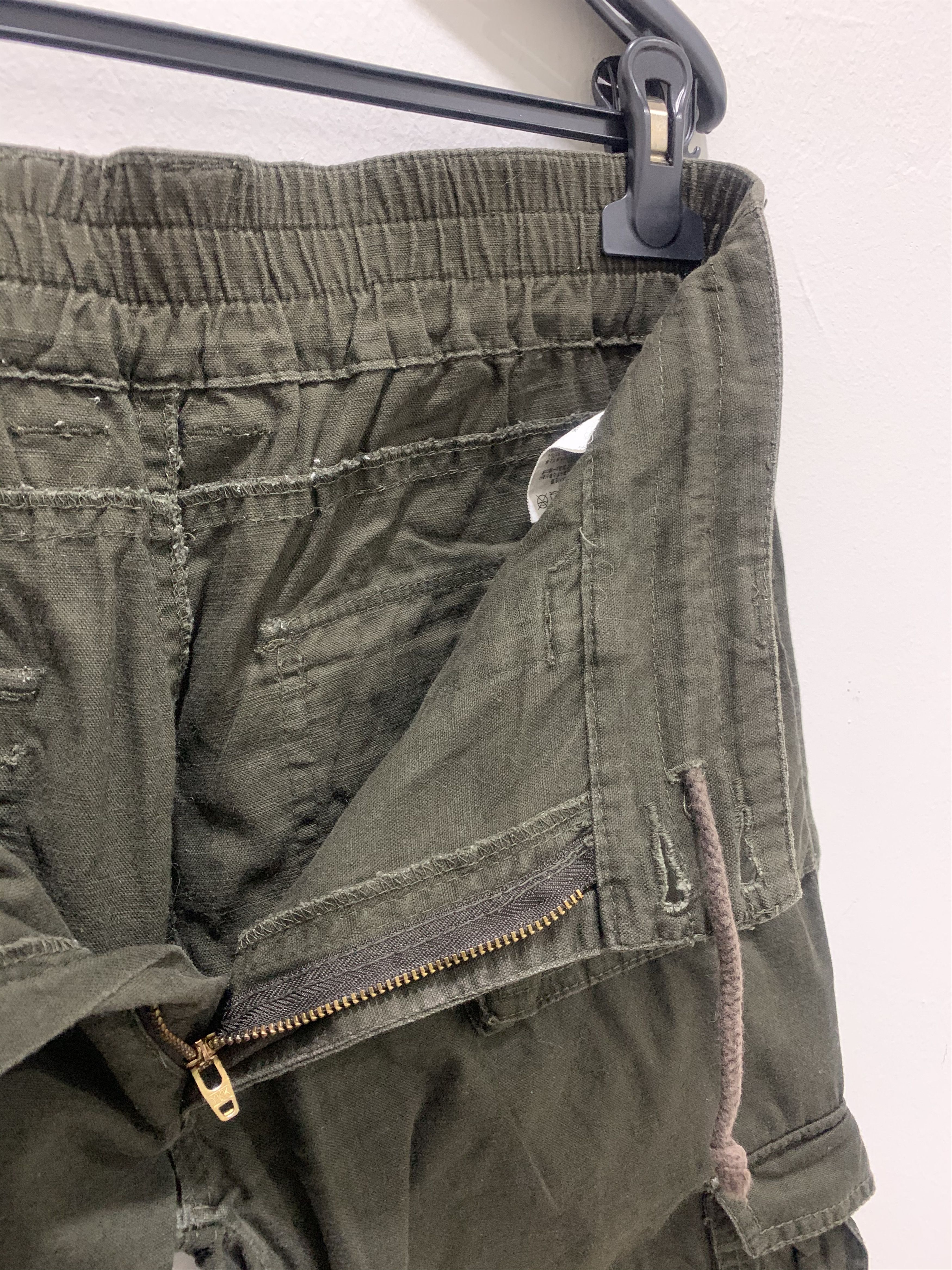 Japanese Brand × Seditionaries Rare Spring Leg Carpenter Baggy Multipocket Cargo Crop Pant Size US 32 / EU 48 - 18 Thumbnail