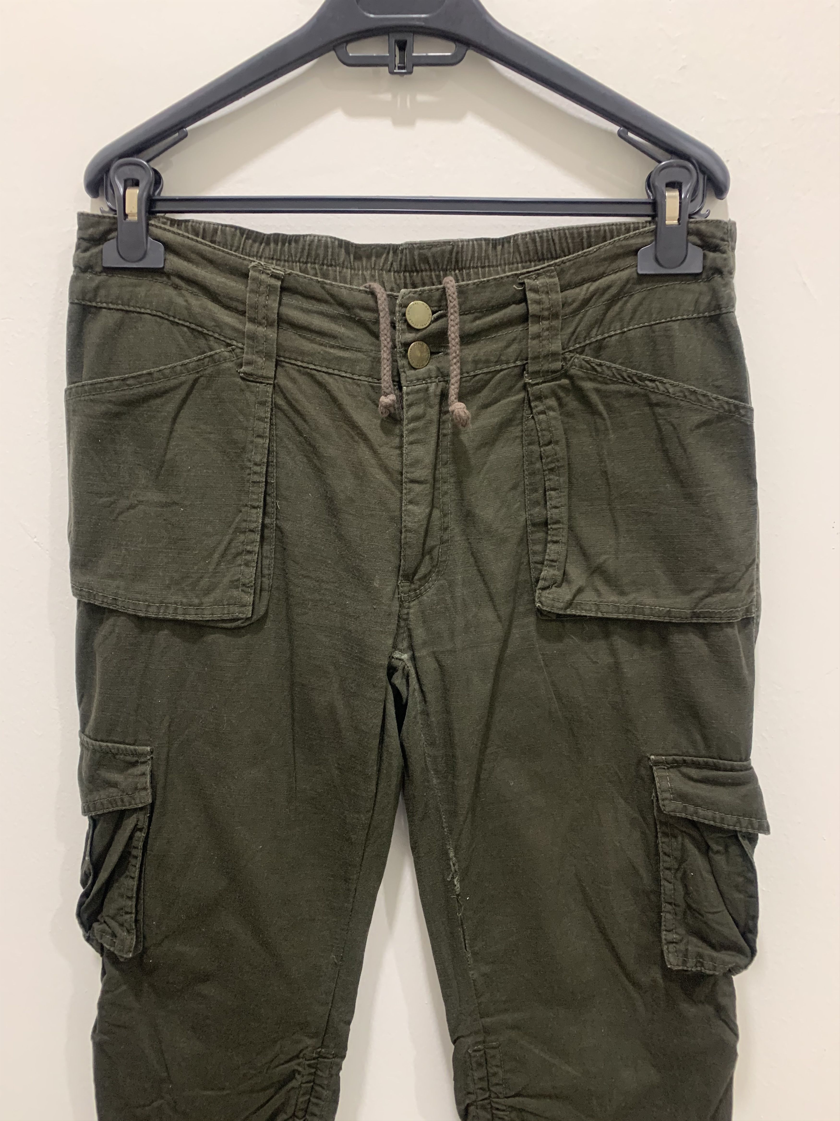Japanese Brand × Seditionaries Rare Spring Leg Carpenter Baggy Multipocket Cargo Crop Pant Size US 32 / EU 48 - 5 Thumbnail