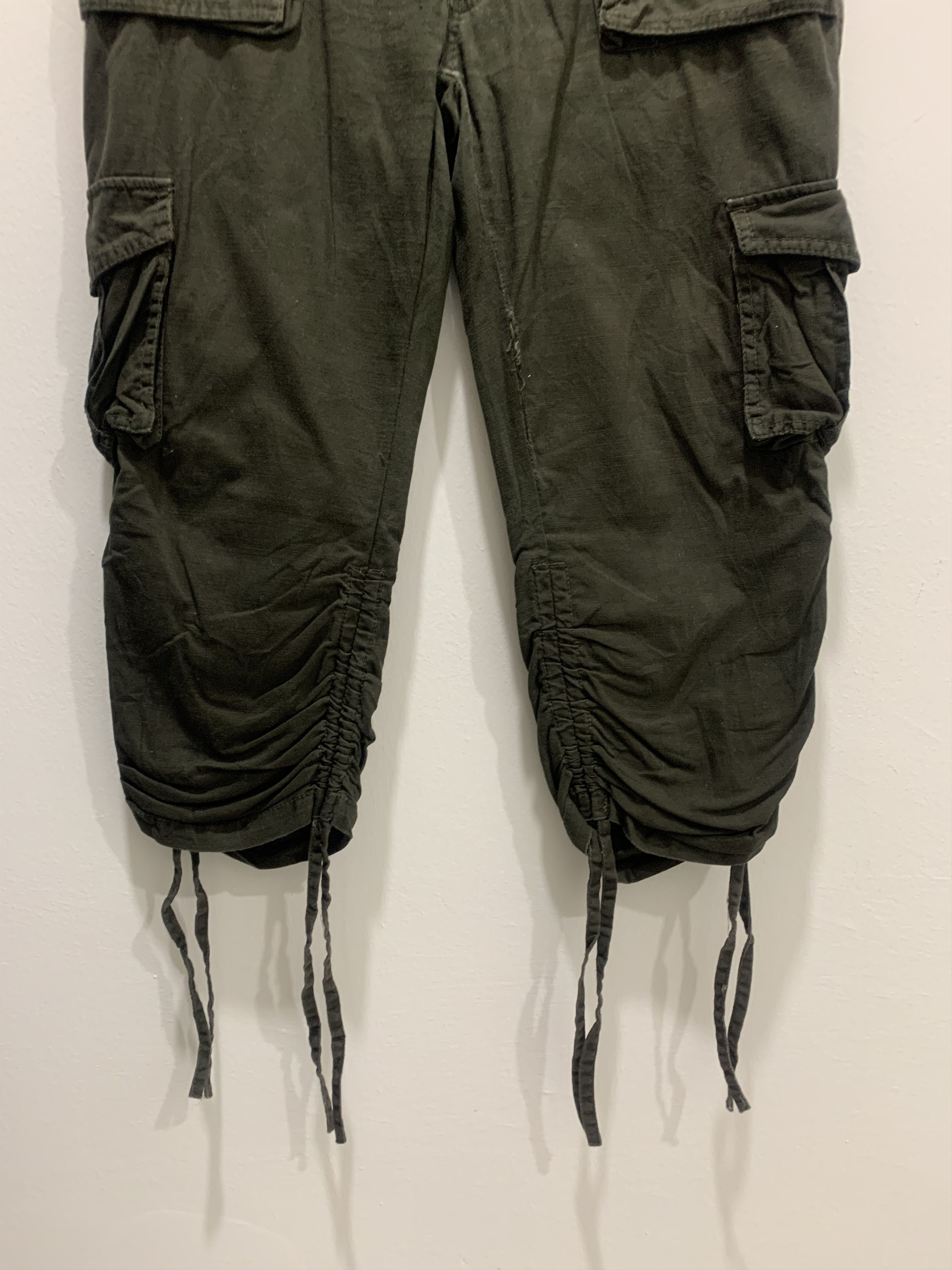 Japanese Brand × Seditionaries Rare Spring Leg Carpenter Baggy Multipocket Cargo Crop Pant Size US 32 / EU 48 - 6 Thumbnail