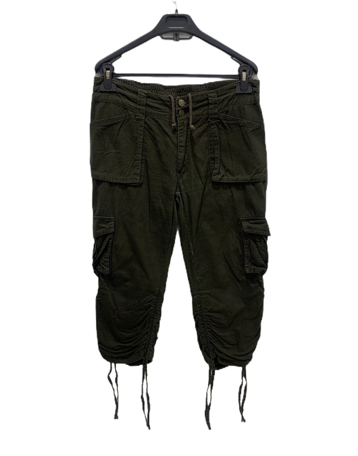 Japanese Brand × Seditionaries Rare Spring Leg Carpenter Baggy Multipocket Cargo Crop Pant Size US 32 / EU 48 - 1 Thumbnail