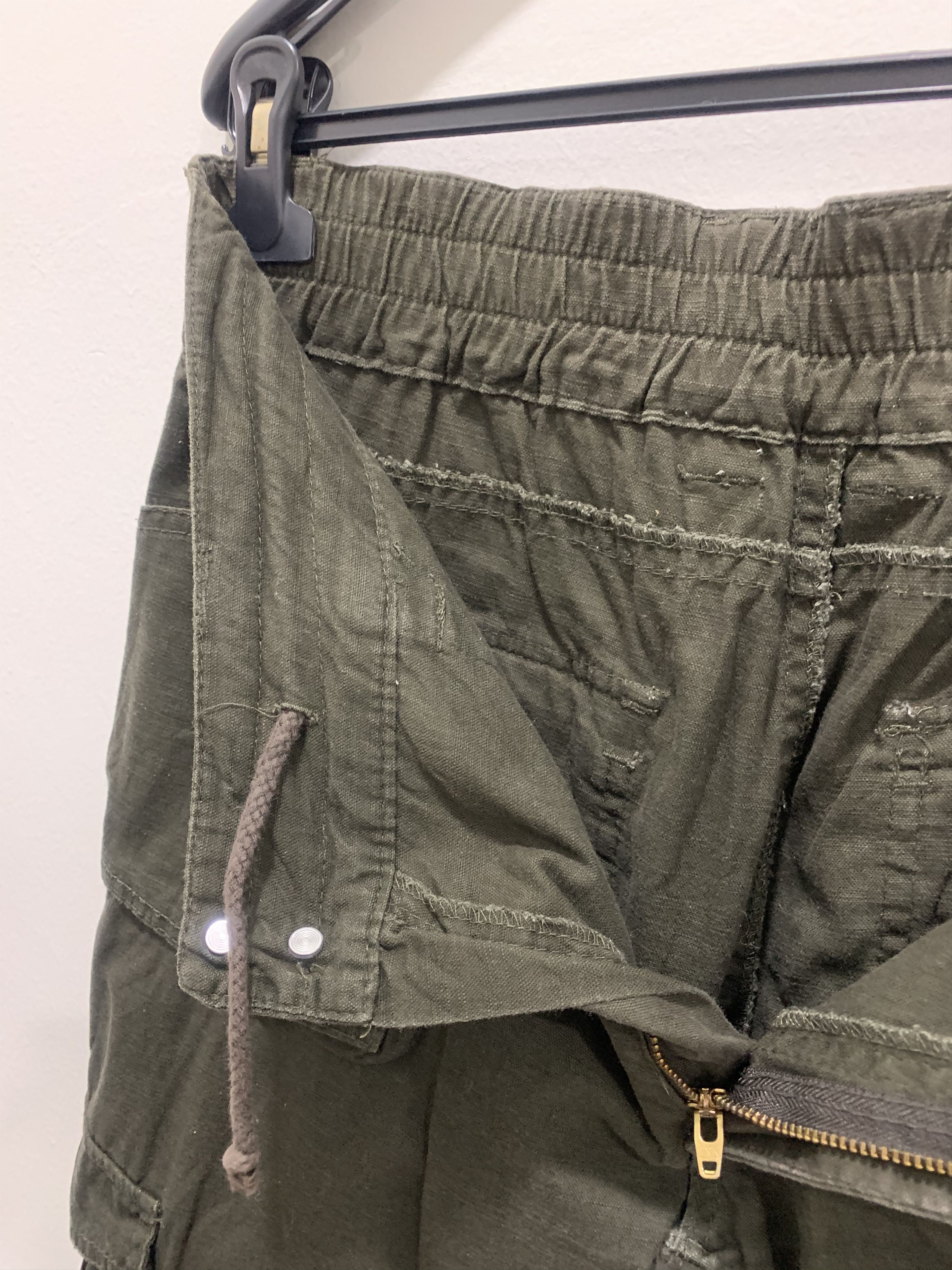 Japanese Brand × Seditionaries Rare Spring Leg Carpenter Baggy Multipocket Cargo Crop Pant Size US 32 / EU 48 - 17 Thumbnail