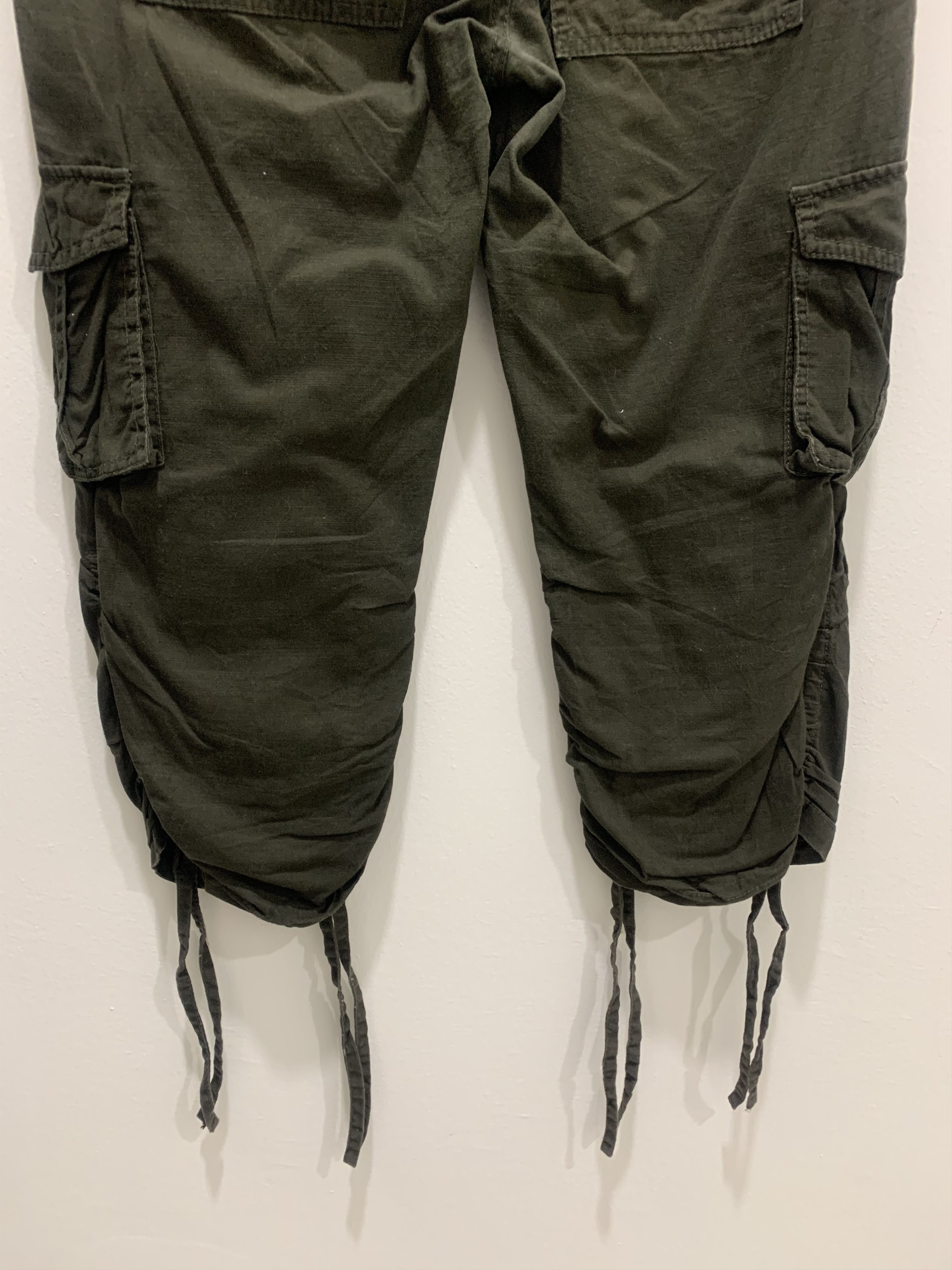 Japanese Brand × Seditionaries Rare Spring Leg Carpenter Baggy Multipocket Cargo Crop Pant Size US 32 / EU 48 - 13 Thumbnail