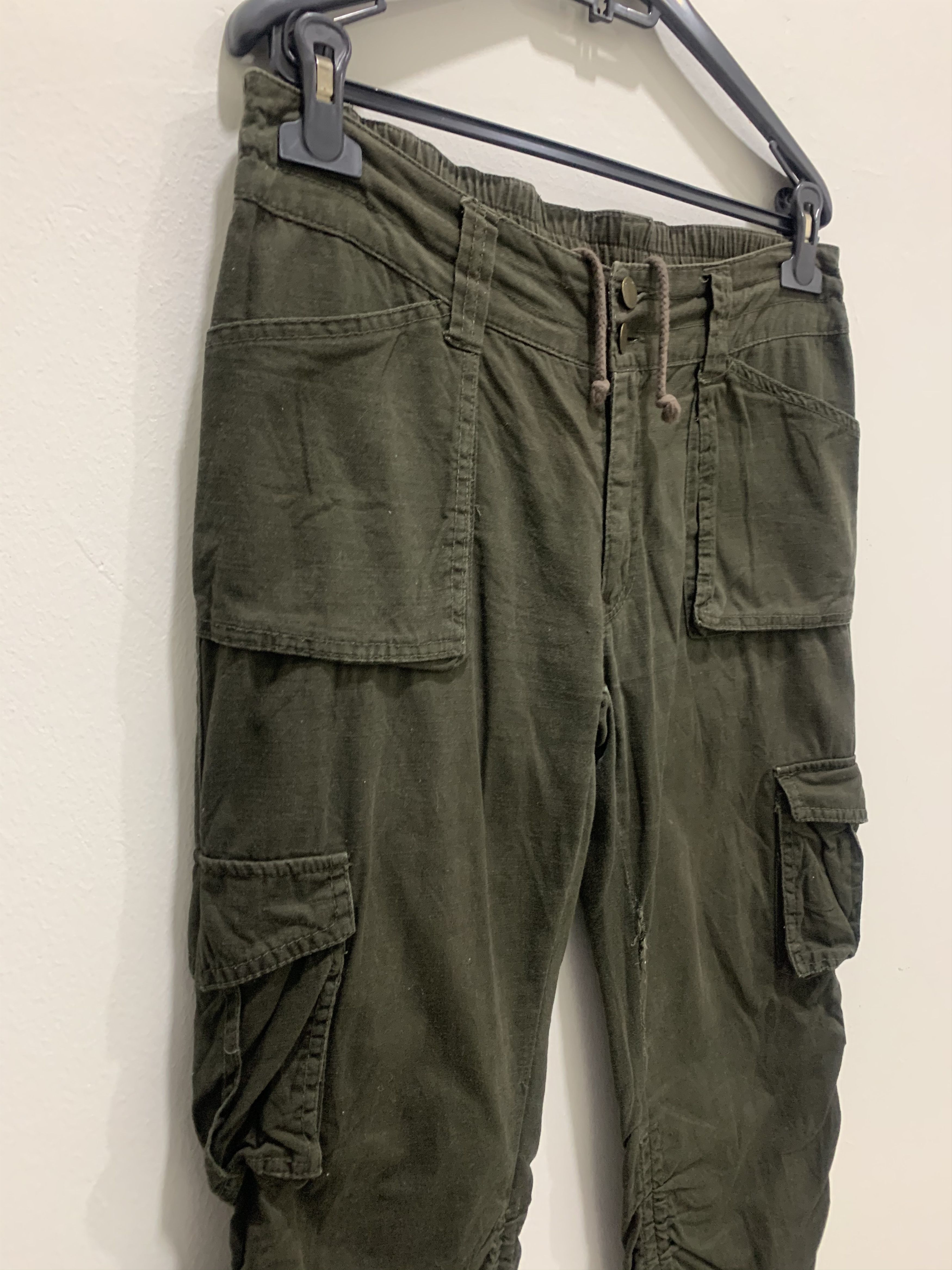 Japanese Brand × Seditionaries Rare Spring Leg Carpenter Baggy Multipocket Cargo Crop Pant Size US 32 / EU 48 - 7 Thumbnail