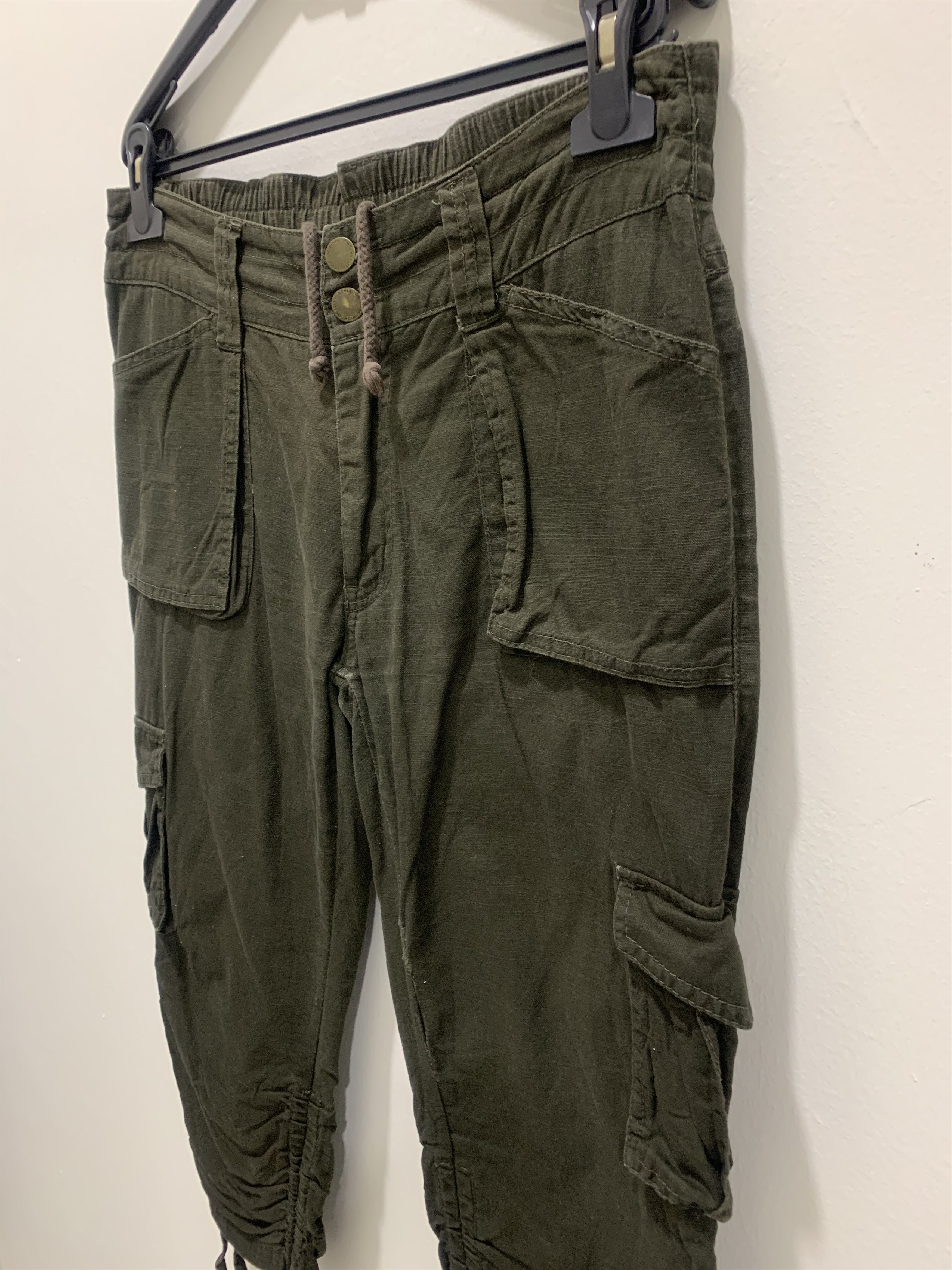 Japanese Brand × Seditionaries Rare Spring Leg Carpenter Baggy Multipocket Cargo Crop Pant Size US 32 / EU 48 - 9 Thumbnail