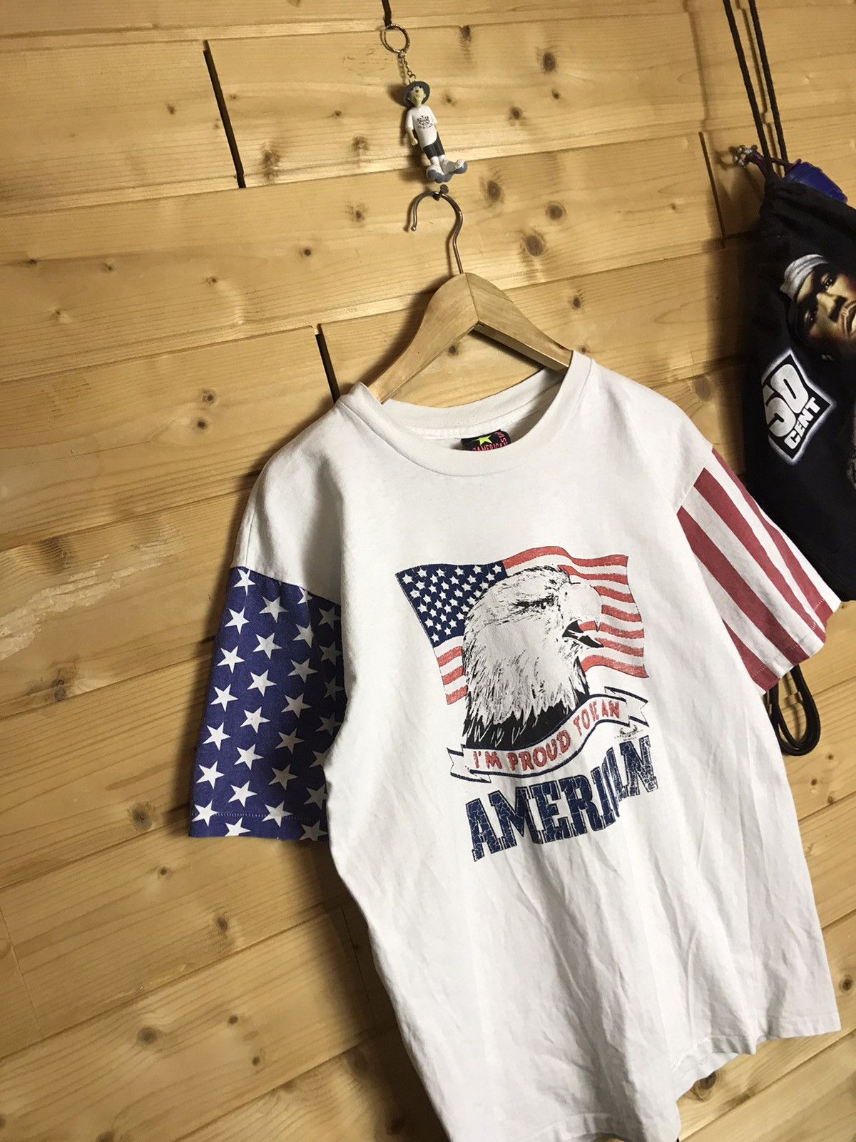 Vintage Vintage all American star single stitch t-shirt Size US L / EU 52-54 / 3 - 2 Thumbnail