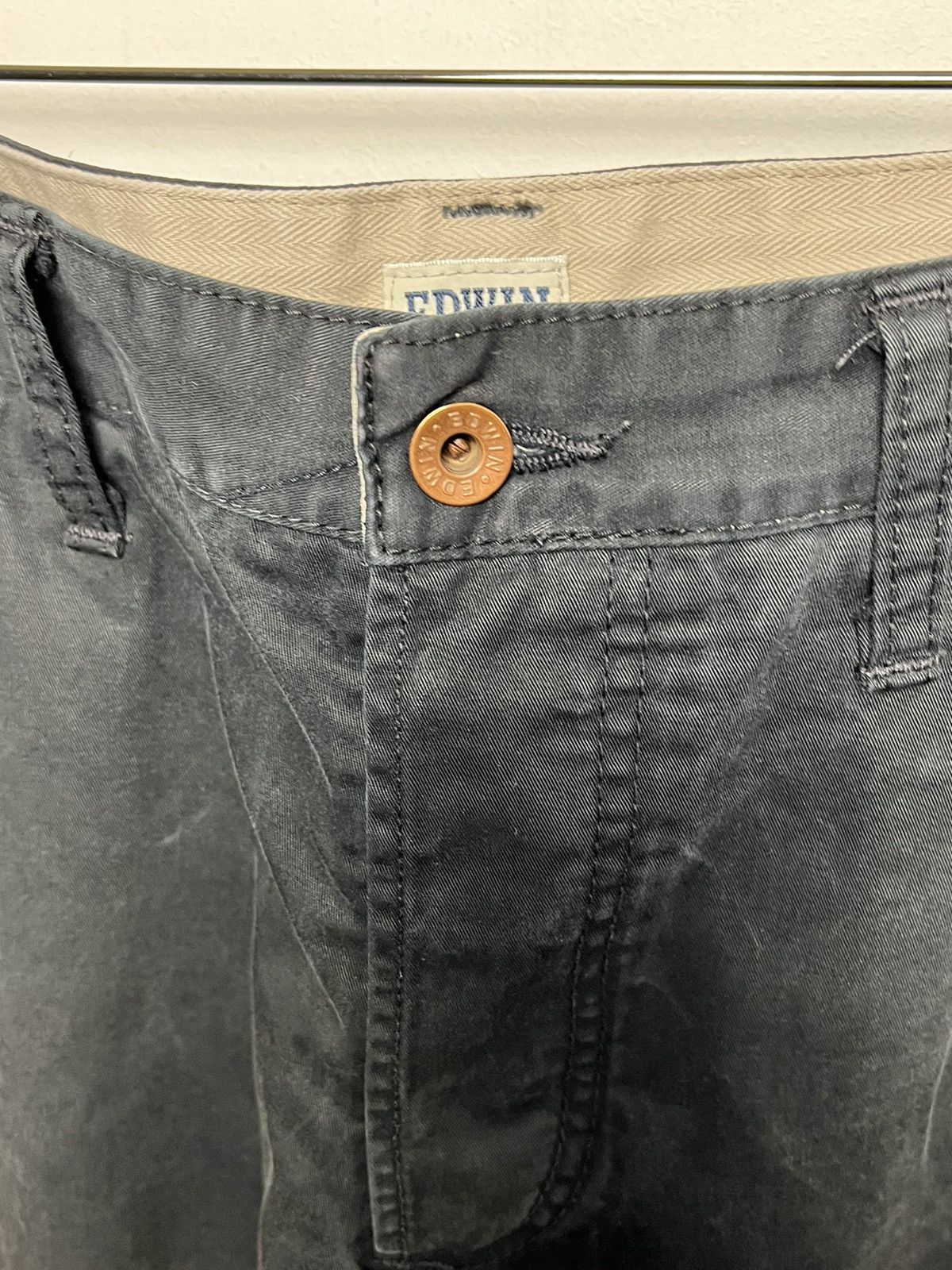 Edwin edwin y2k japan trashed cropped pants Size US 33 - 7 Thumbnail