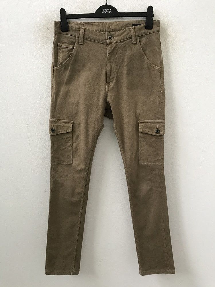 image of John Bull Japan Stretchable Skinny Cargo in Beige, Men's (Size 30)