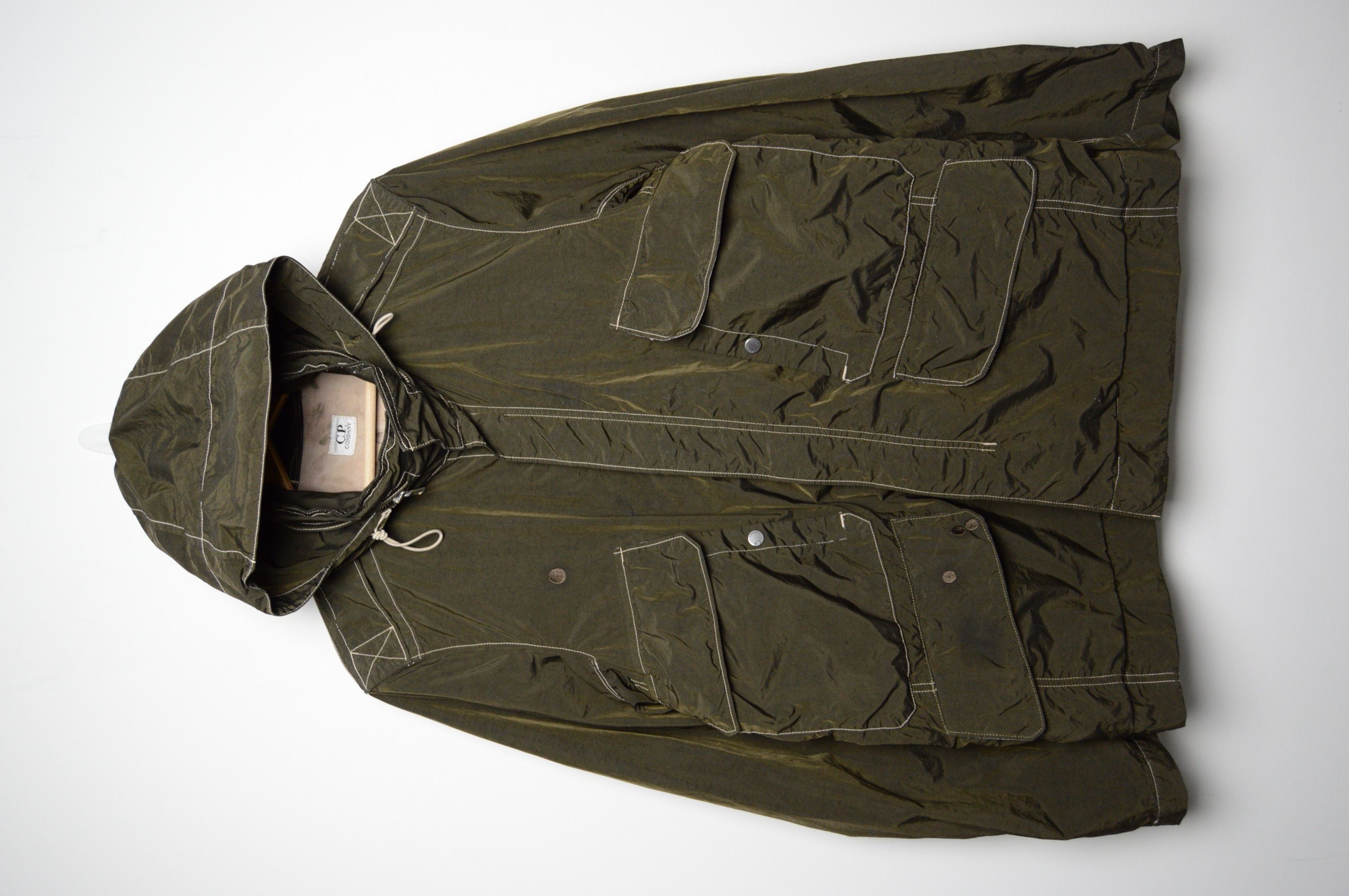 image of Archival Clothing x C P Company Cp Company Multipocket Field Parka M-L in Brown, Men's (Size Medium