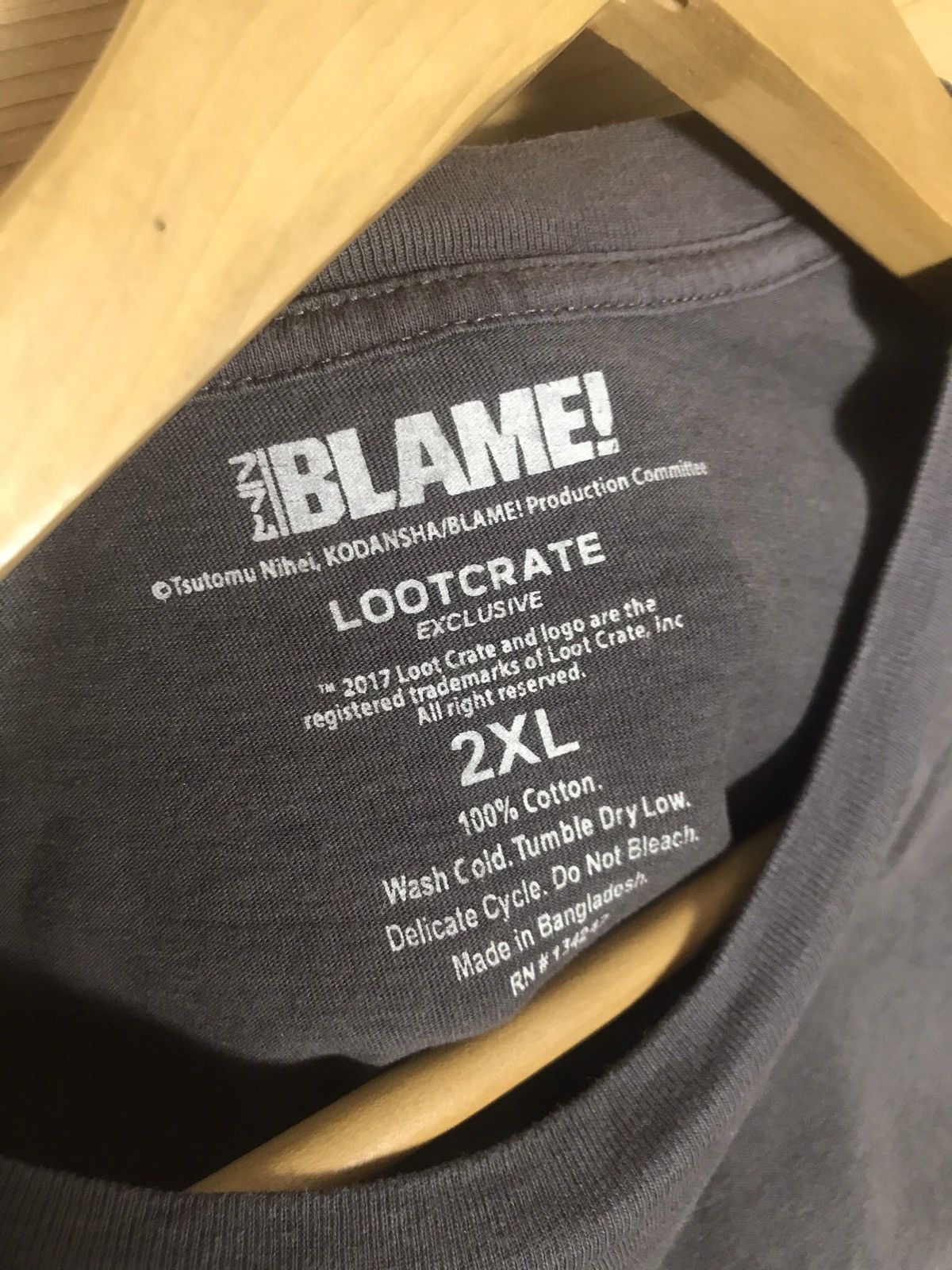 Anime Blame official merch t-shirt Size US XL / EU 56 / 4 - 7 Thumbnail