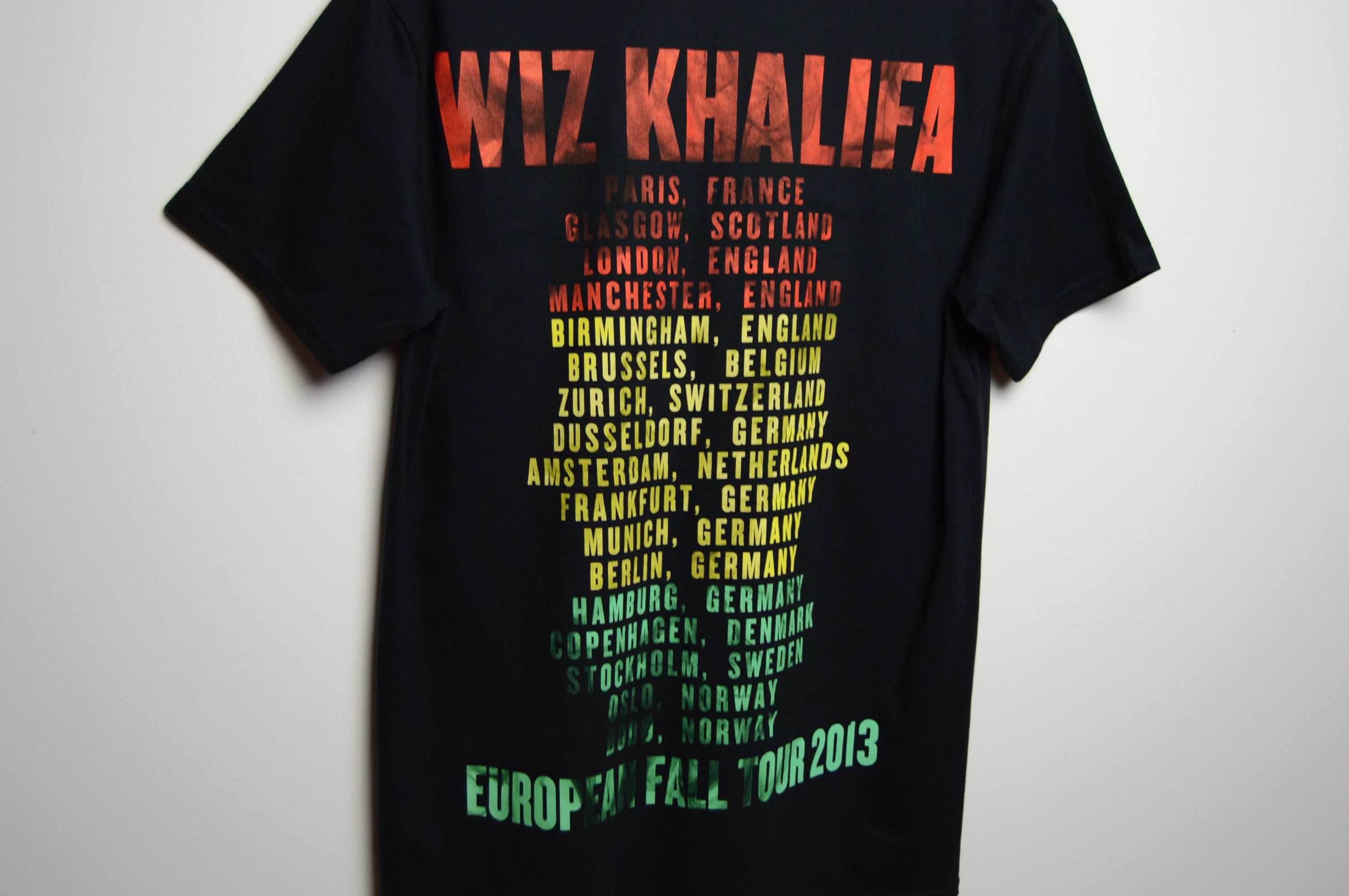 Rap Tees wiz khalifa tour tee 2013 Size US M / EU 48-50 / 2 - 4 Thumbnail