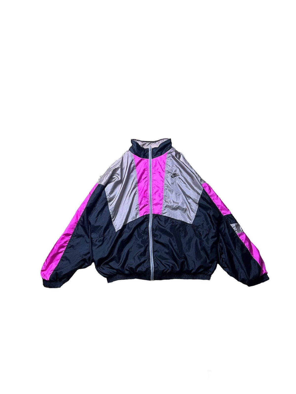 Nike × Vintage Vintage 90’s Big Nike Swoosh Colourway Rare Design Size US XXL / EU 58 / 5 - 1 Thumbnail