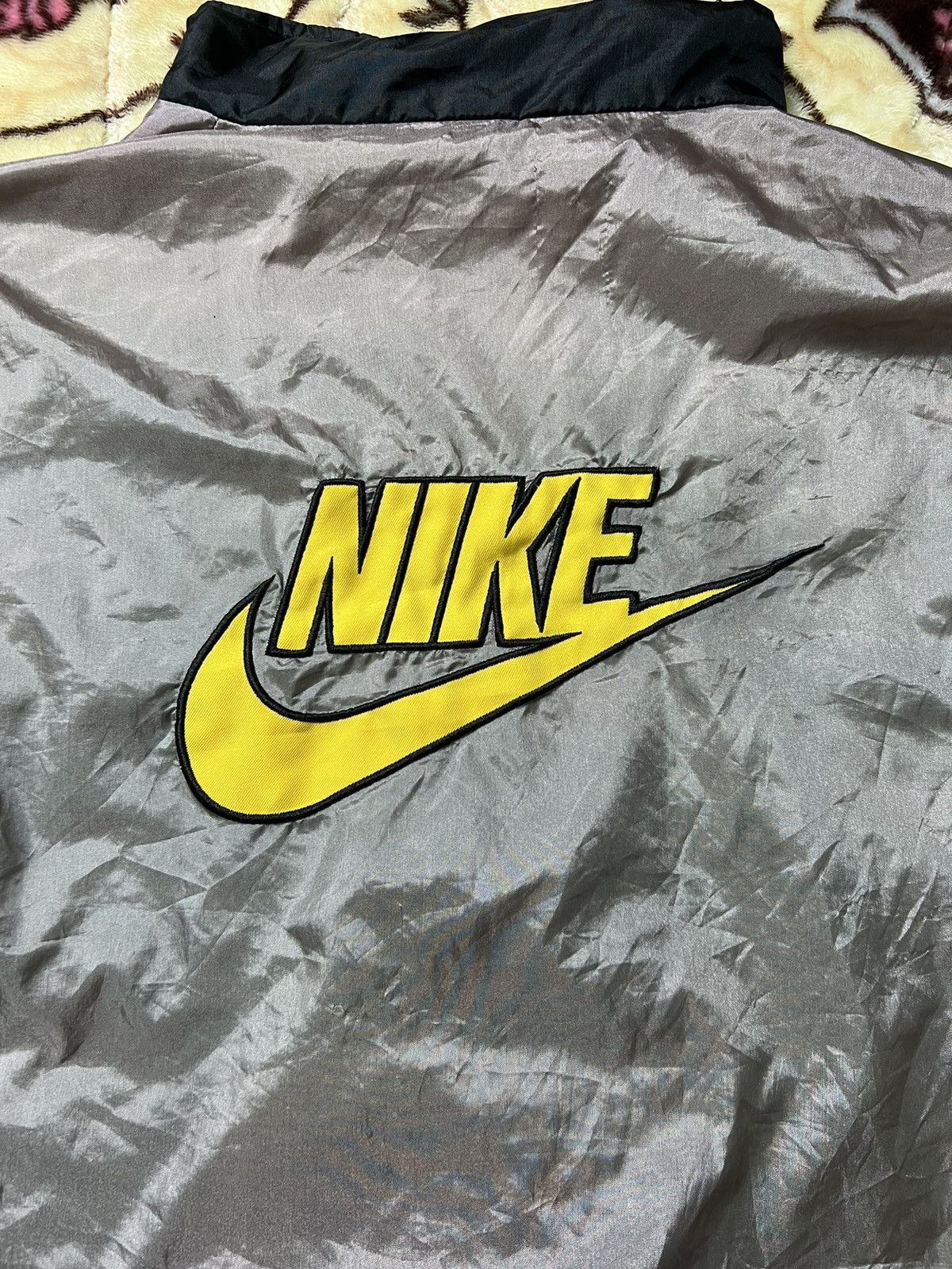 Nike × Vintage Vintage 90’s Big Nike Swoosh Colourway Rare Design Size US XXL / EU 58 / 5 - 5 Thumbnail