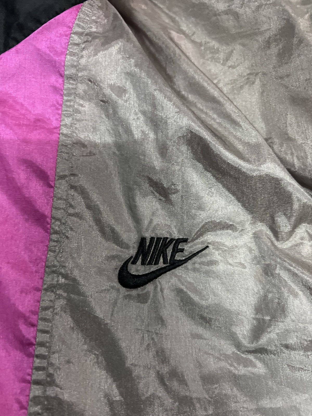 Nike × Vintage Vintage 90’s Big Nike Swoosh Colourway Rare Design Size US XXL / EU 58 / 5 - 9 Thumbnail