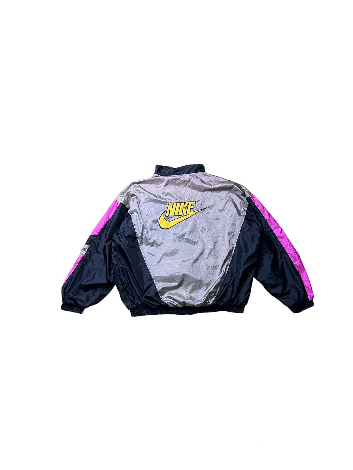 Nike × Vintage Vintage 90’s Big Nike Swoosh Colourway Rare Design Size US XXL / EU 58 / 5 - 2 Thumbnail