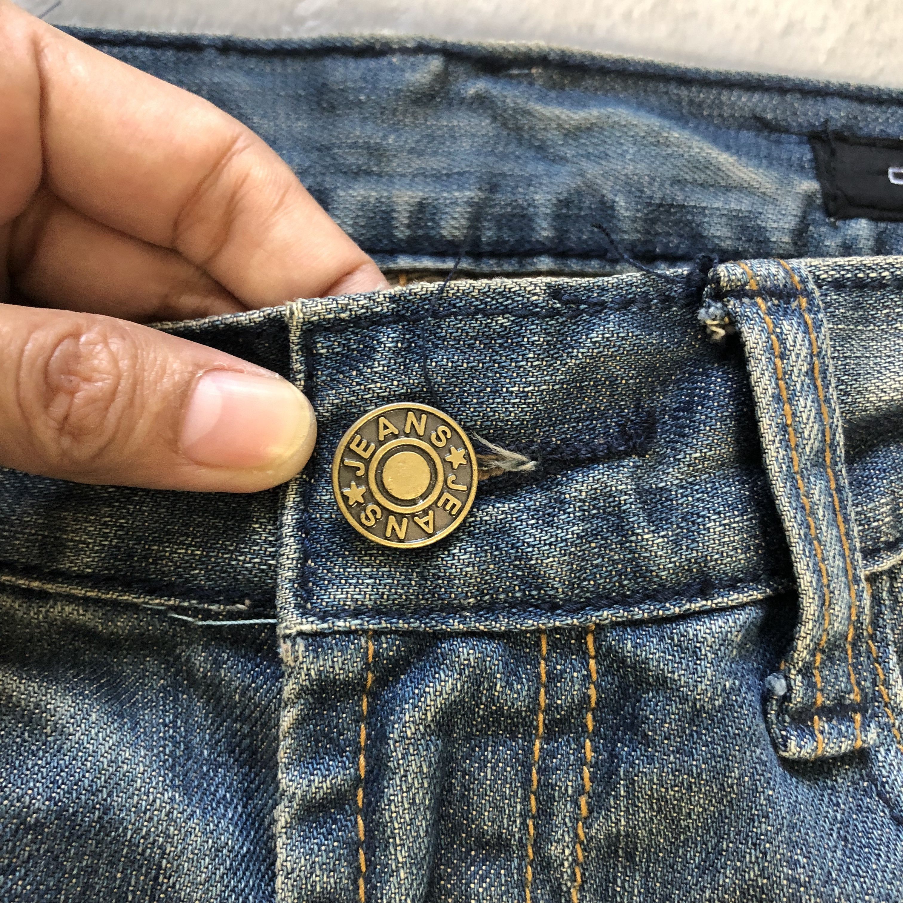 Dsquared2 TRASHED🔥 DSQUARED2 SASHIKO BORO DENIM PANTS #5980-216 Size US 33 - 5 Thumbnail