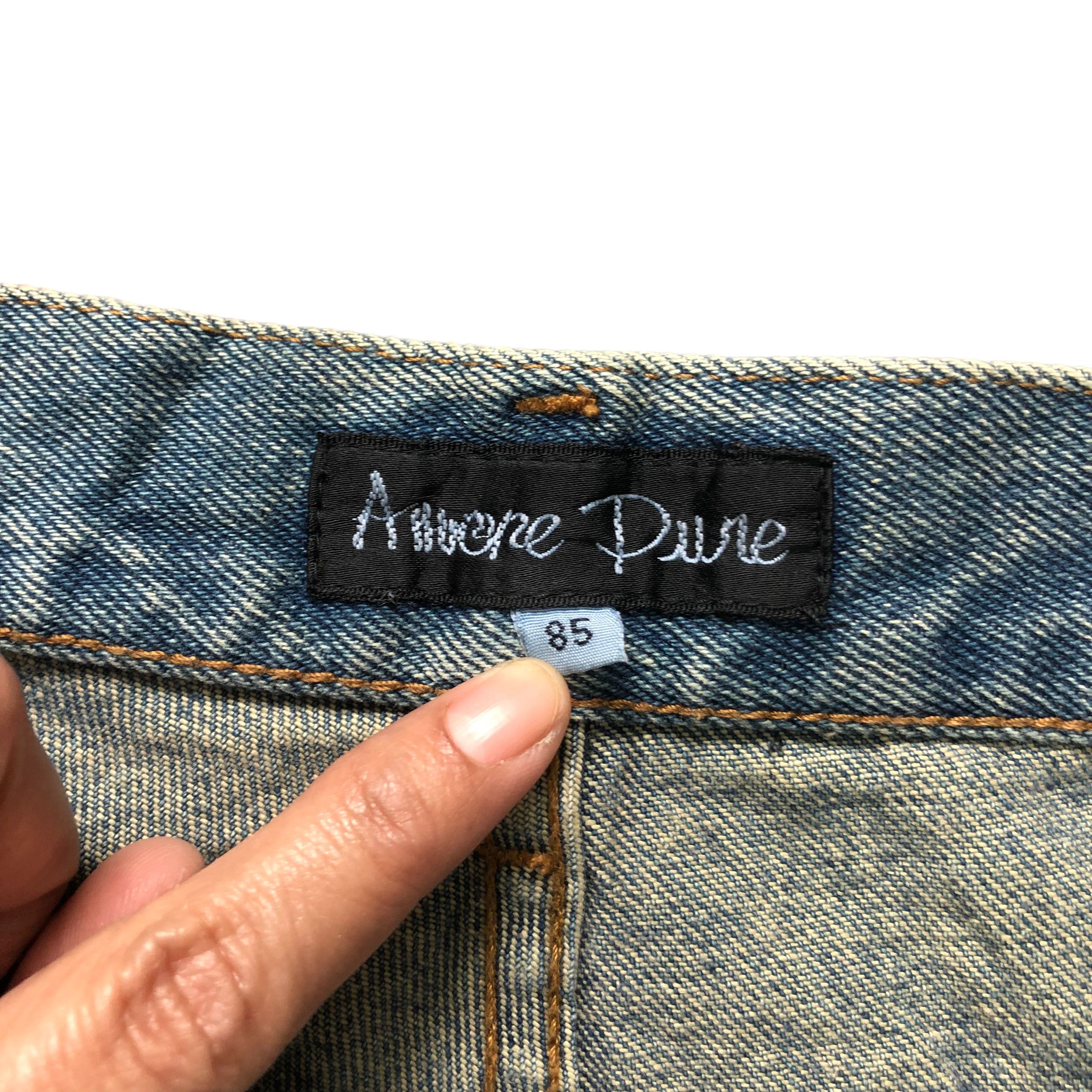 Other AMORE PURE PAINT SPLATTER TRASHED DISTRESS DENIM #6135-220 Size US 31 - 10 Thumbnail