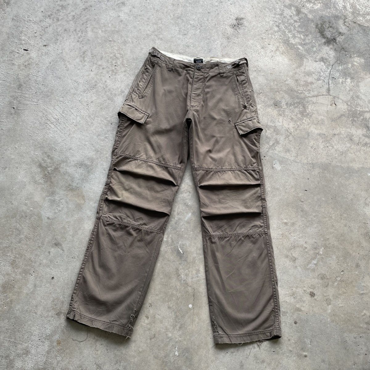 image of W29 Vintage Ships Faded Multipocket Tactical Cargo Pants in Faded Brown, Men's