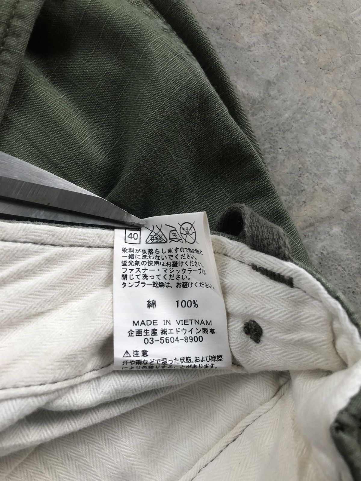 Edwin edwin trousers cargo pants tactical multipoket tokyo japan Size US 30 / EU 46 - 11 Thumbnail