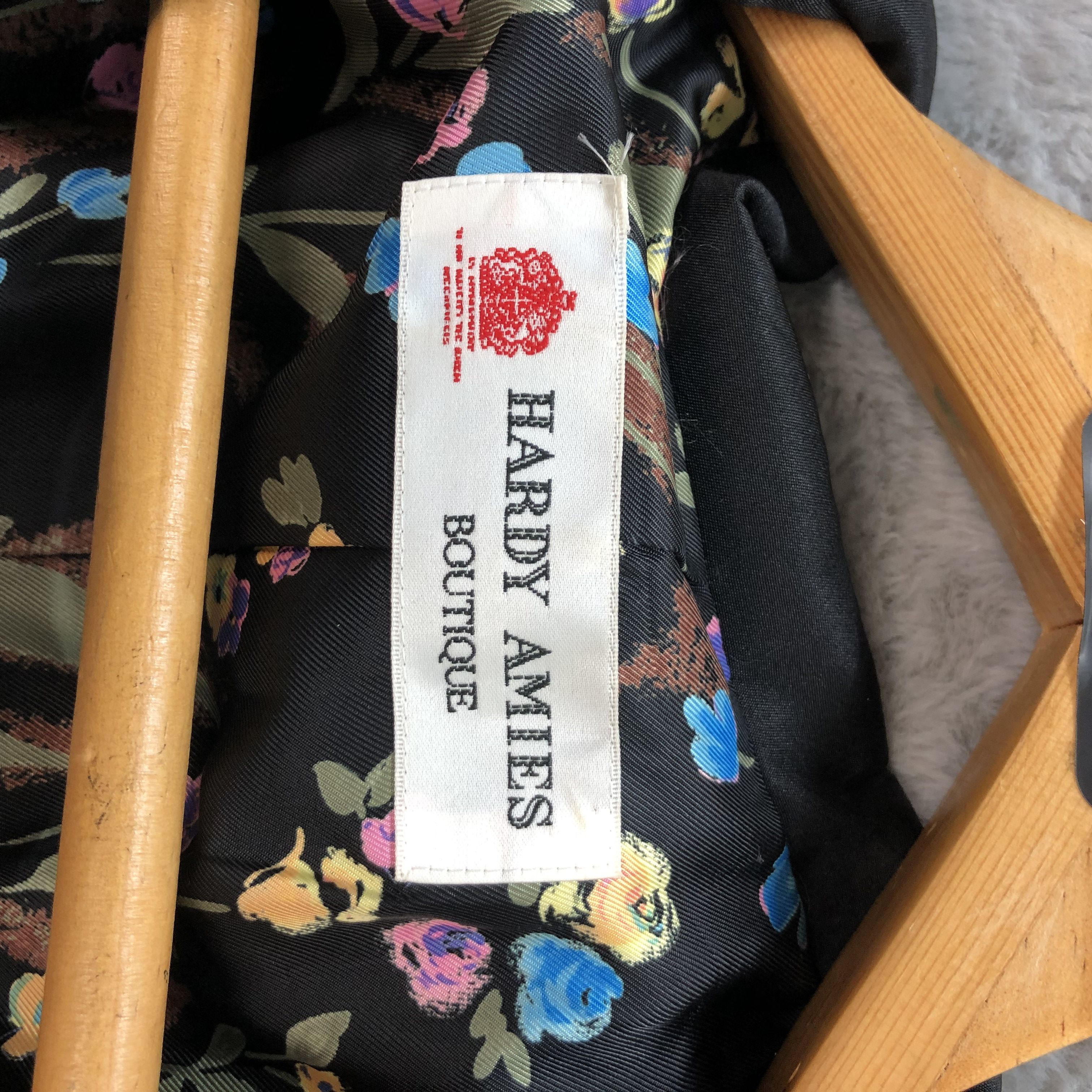 Hardy Amies HARDY AMIES BOUTIQUE FLORAL LINING COAT #6310-59 Size M / US 6-8 / IT 42-44 - 7 Thumbnail
