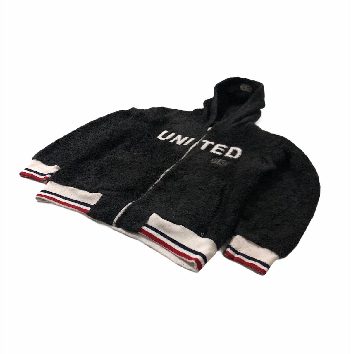 Vintage 🔥Beaumere United Logo Zipper Fleece Jacket With Hoodies Size US L / EU 52-54 / 3 - 3 Thumbnail