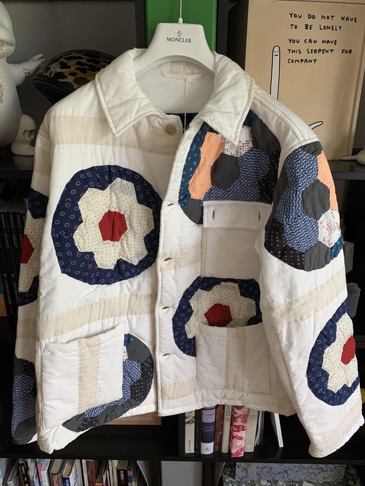 Bode Grandmothers garden patchwork cotton jacket Size US L / EU 52-54 / 3 - 8 Thumbnail