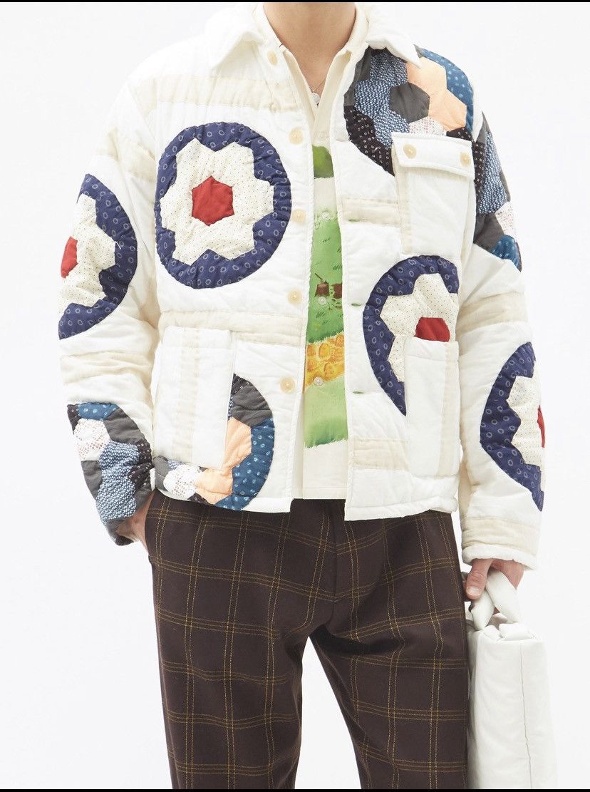 Bode Grandmothers garden patchwork cotton jacket Size US L / EU 52-54 / 3 - 2 Thumbnail