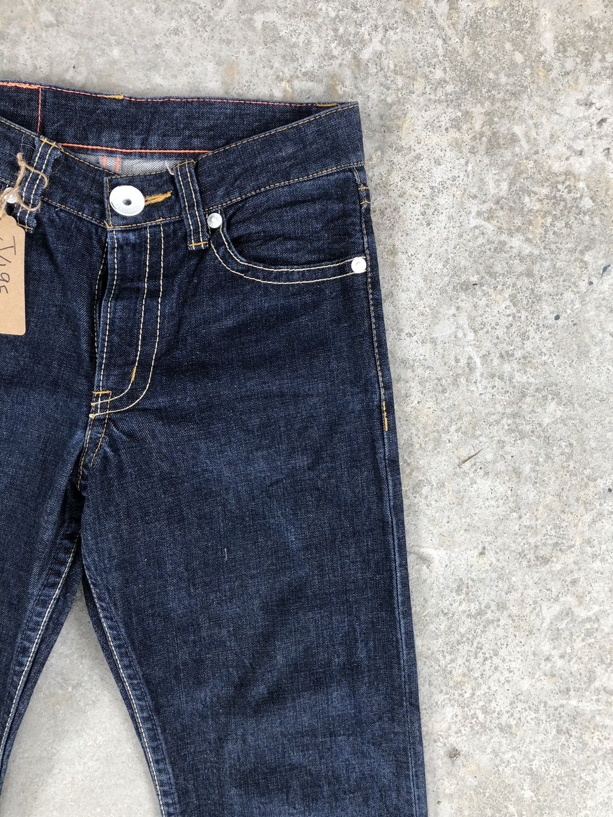 Japanese Brand Co & Lu Daicock Evisu Style Selvedge Denim Big Logo Painted Size US 30 / EU 46 - 6 Thumbnail
