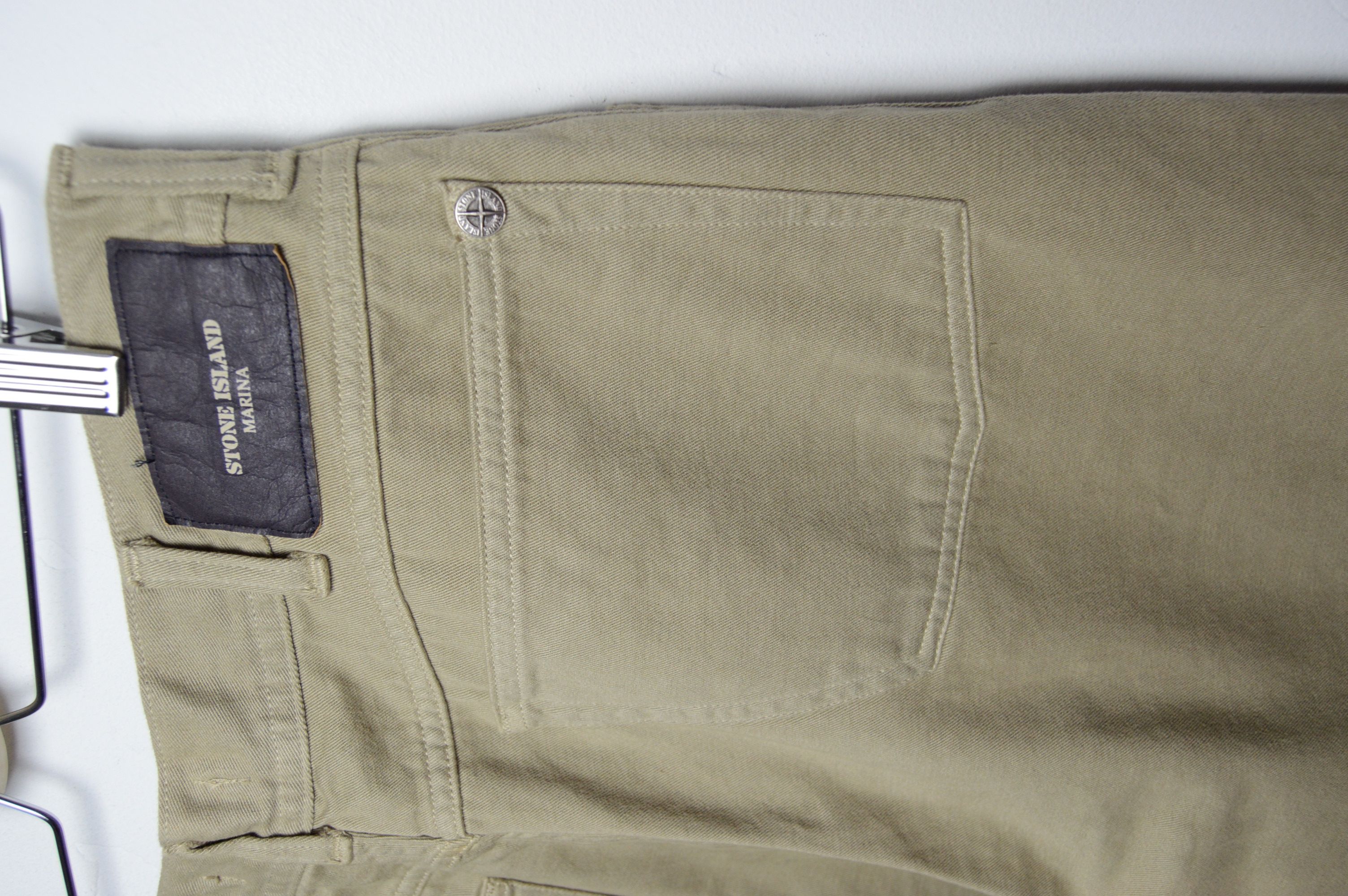 Pre-owned Stone Island X Vintage Stone Island Marina Pants Archive In Khaki