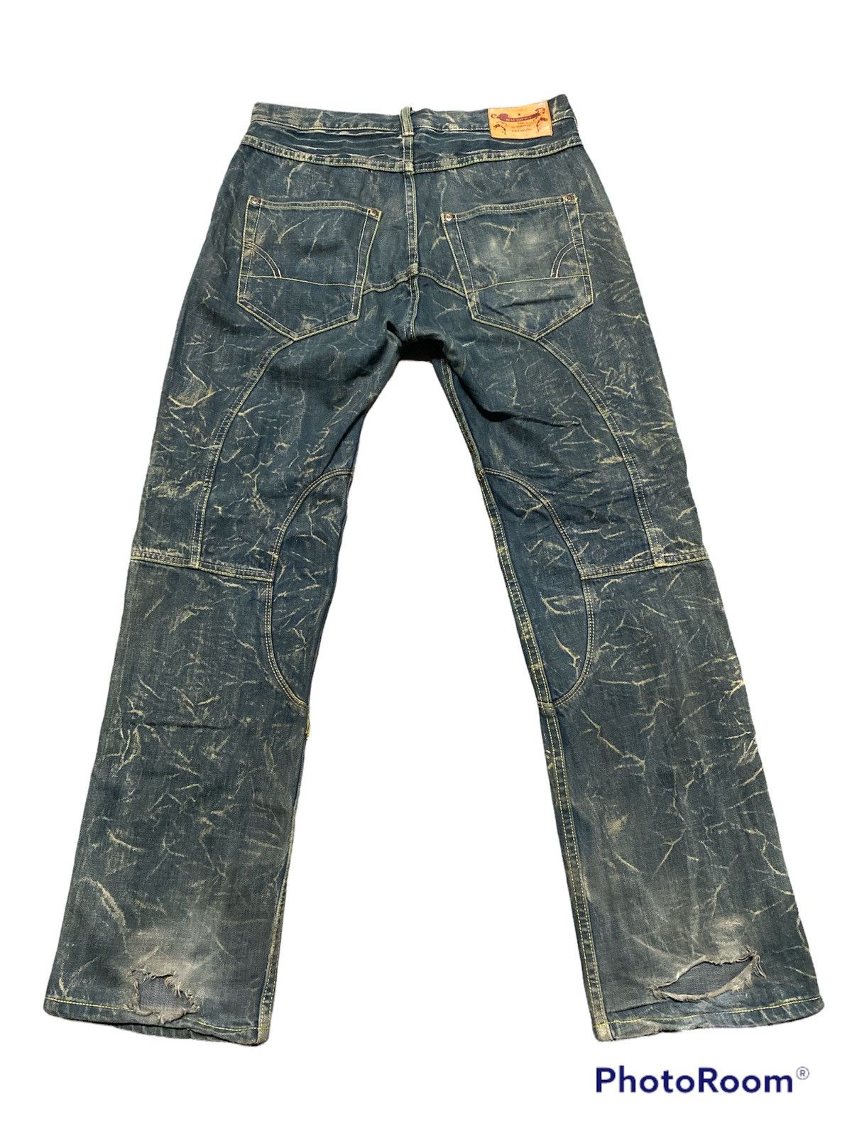 Japanese Brand Japanese Sacrifice Crazy Mud Rusty Jeans 121 Size US 32 / EU 48 - 5 Thumbnail