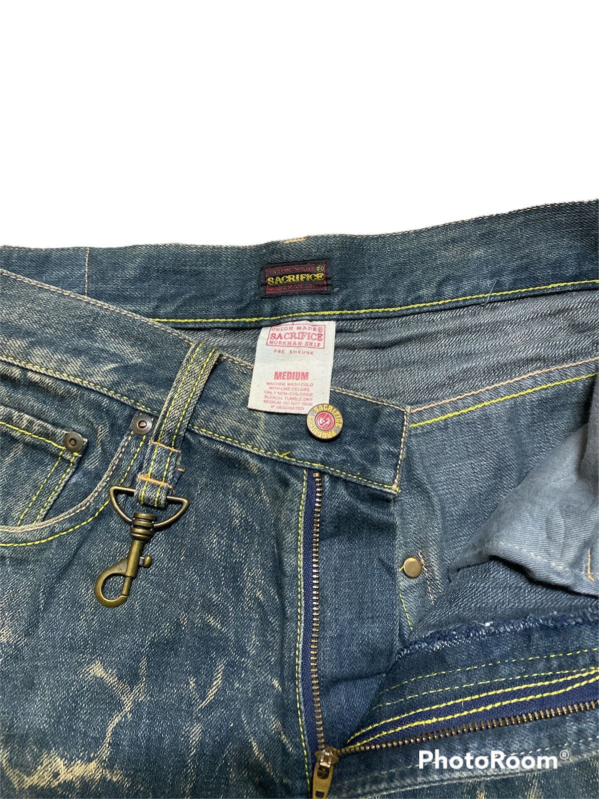 Japanese Brand Japanese Sacrifice Crazy Mud Rusty Jeans 121 Size US 32 / EU 48 - 4 Thumbnail